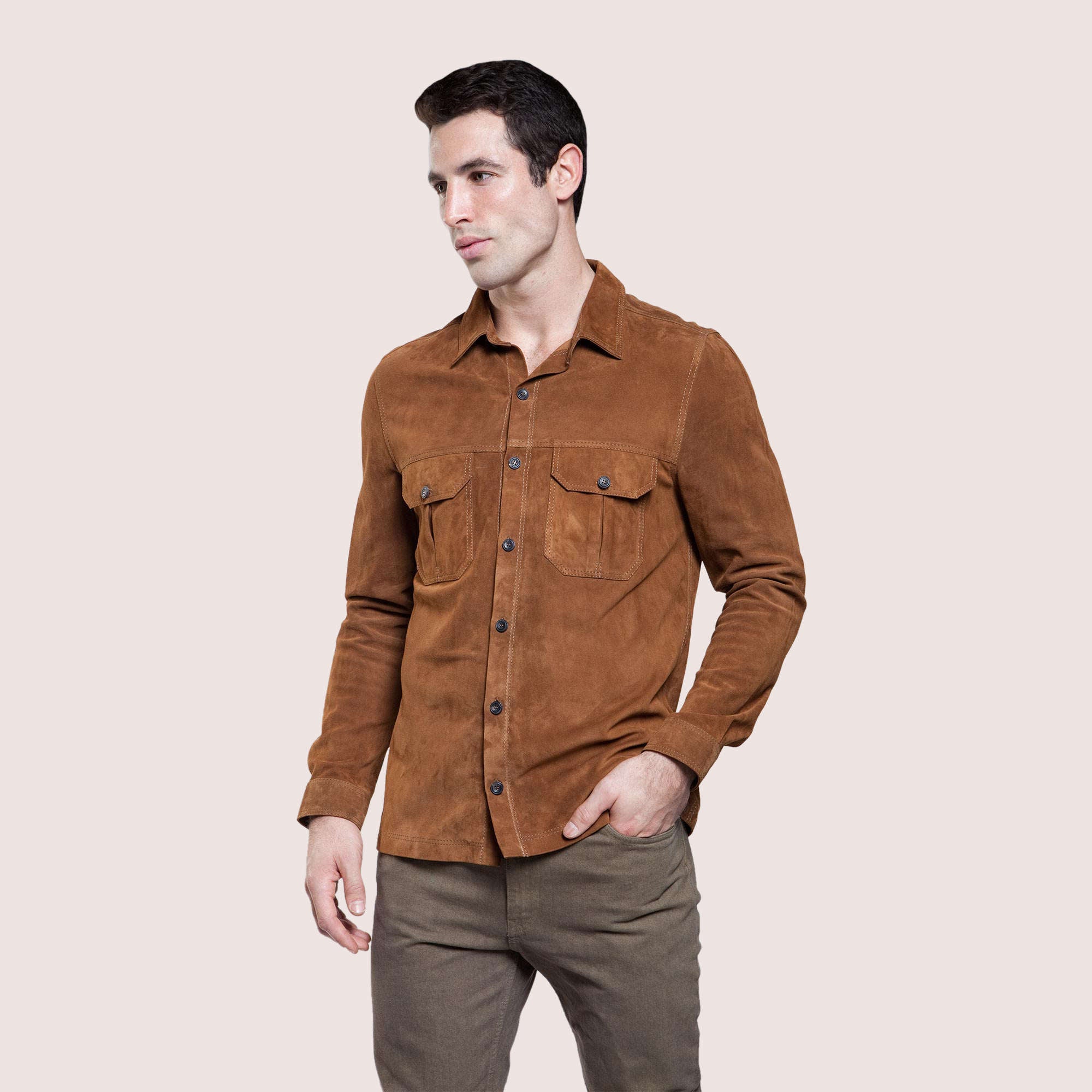 Midtown Goat Suede Shirt