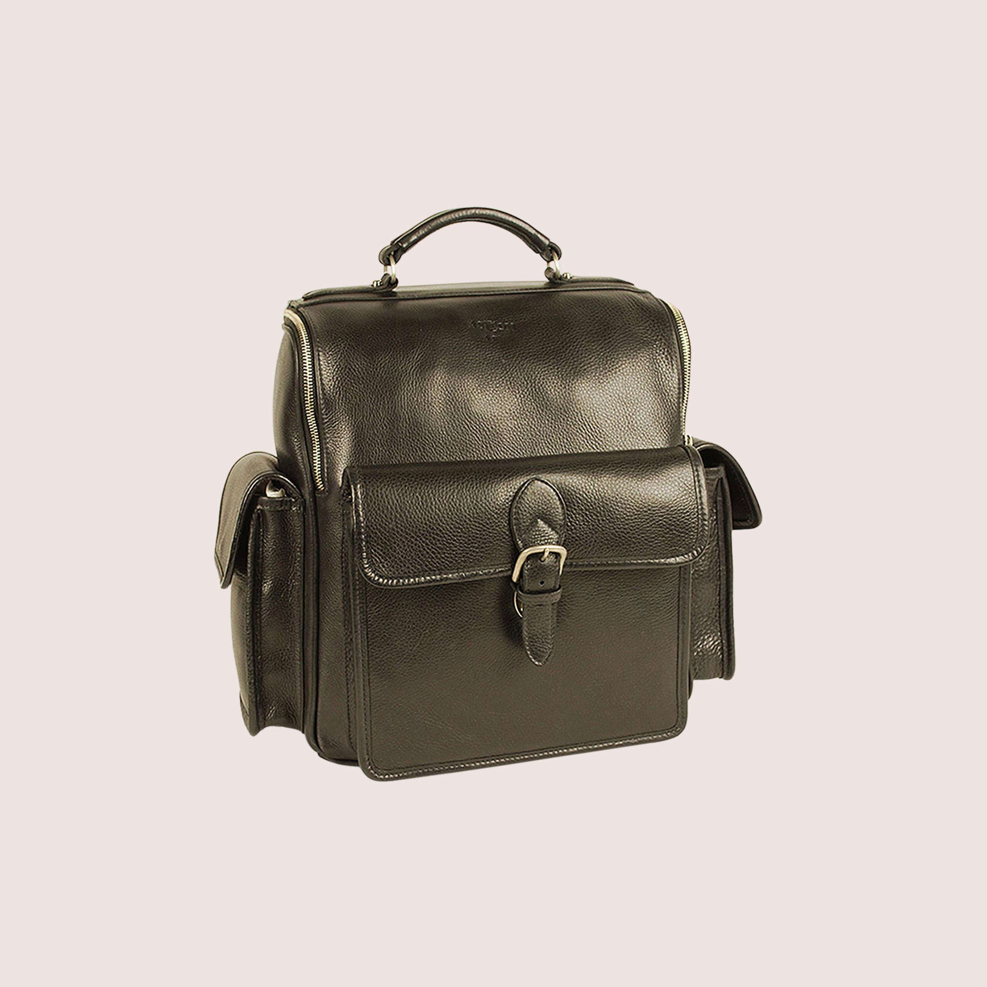 aston leather backpack Milton Oversized Backpack