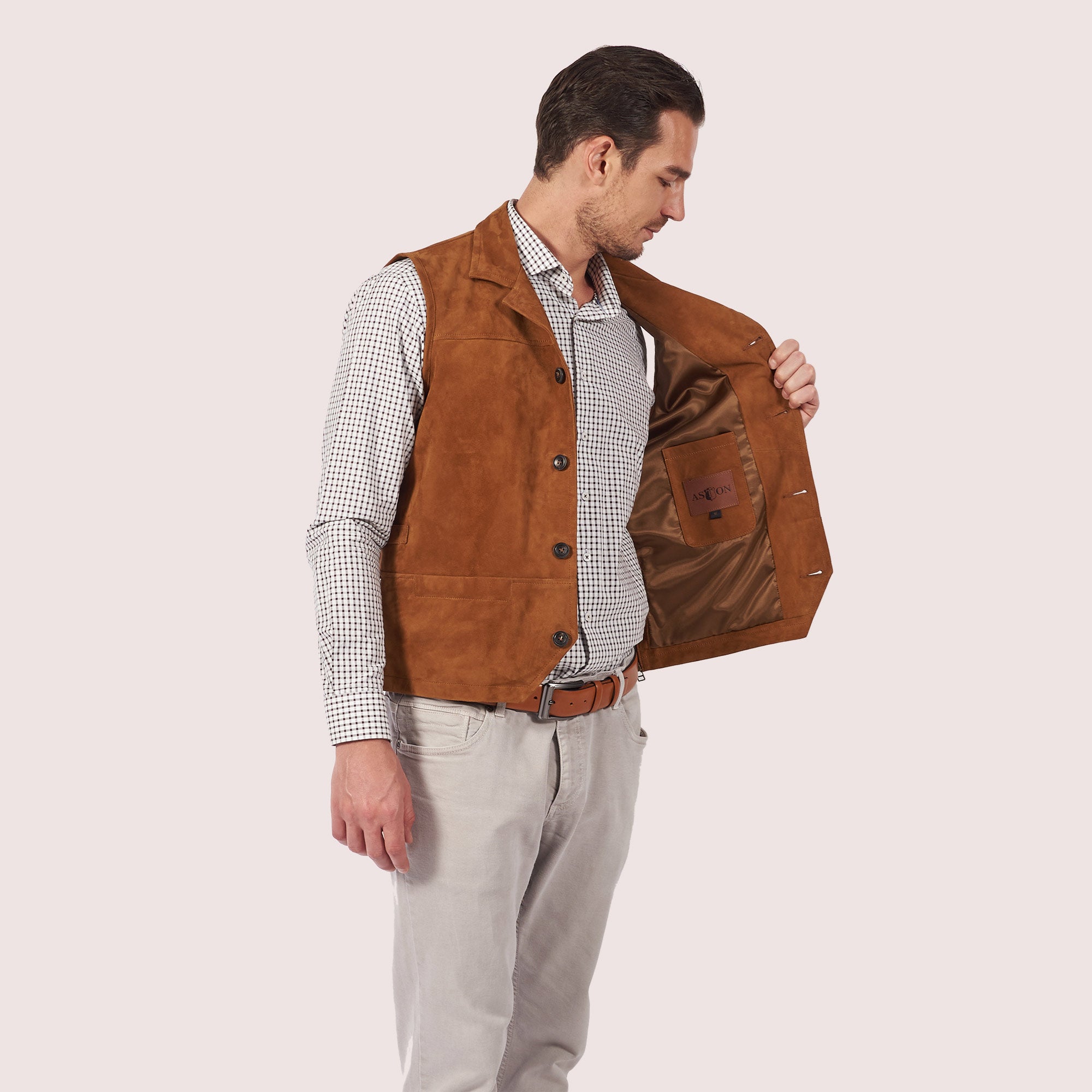 Glendale Goat Suede Vest