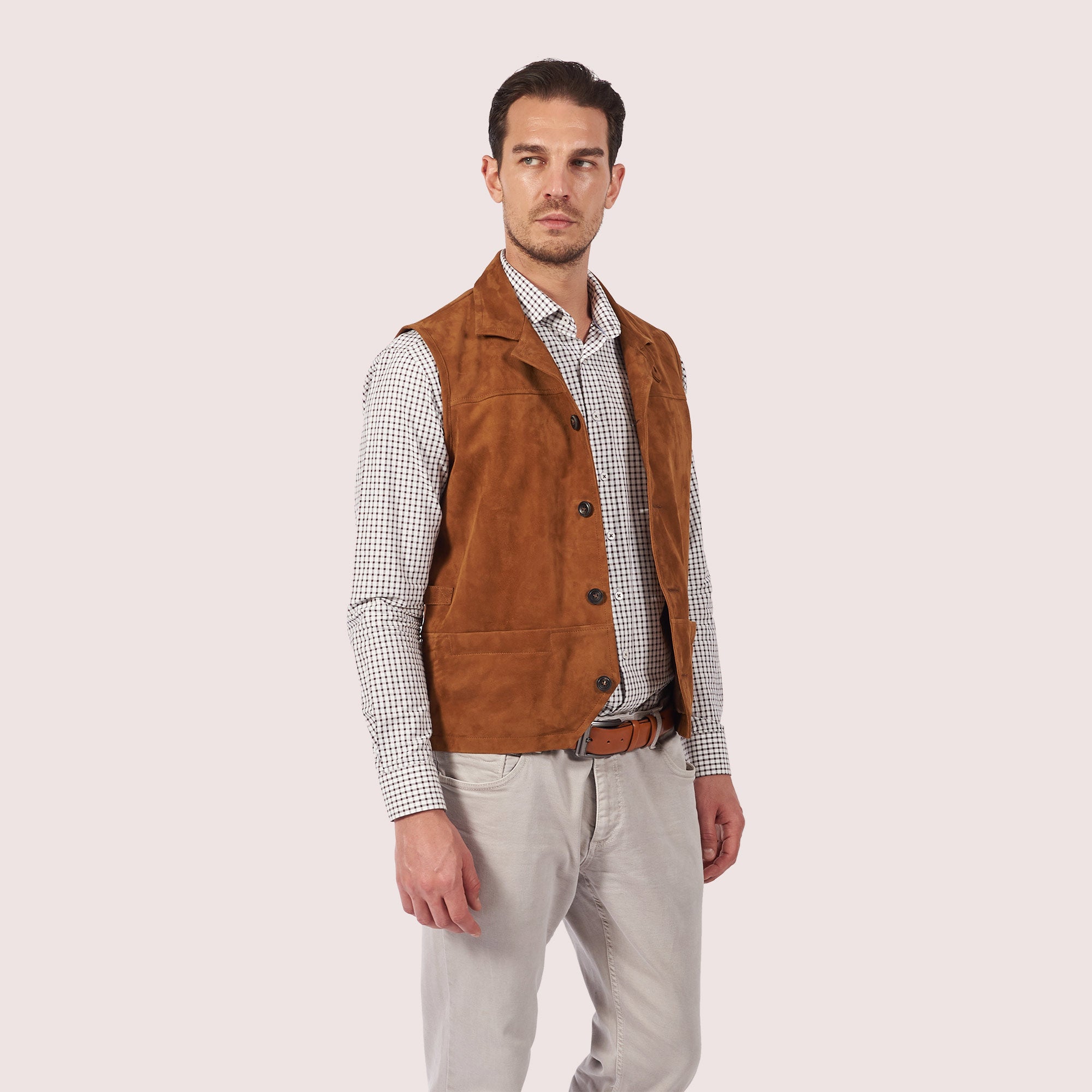 Glendale Goat Suede Vest