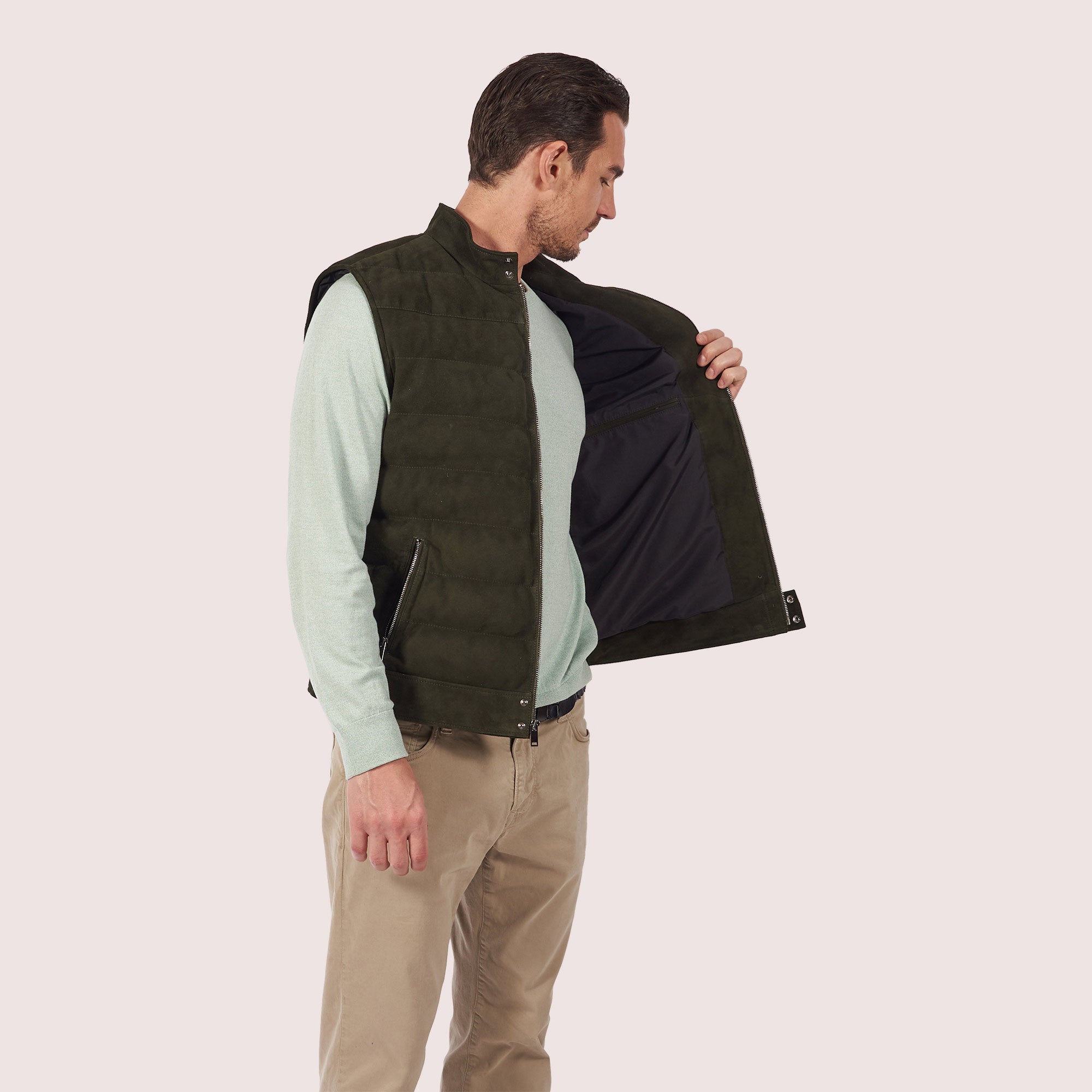 Tyler Goat Suede Vest