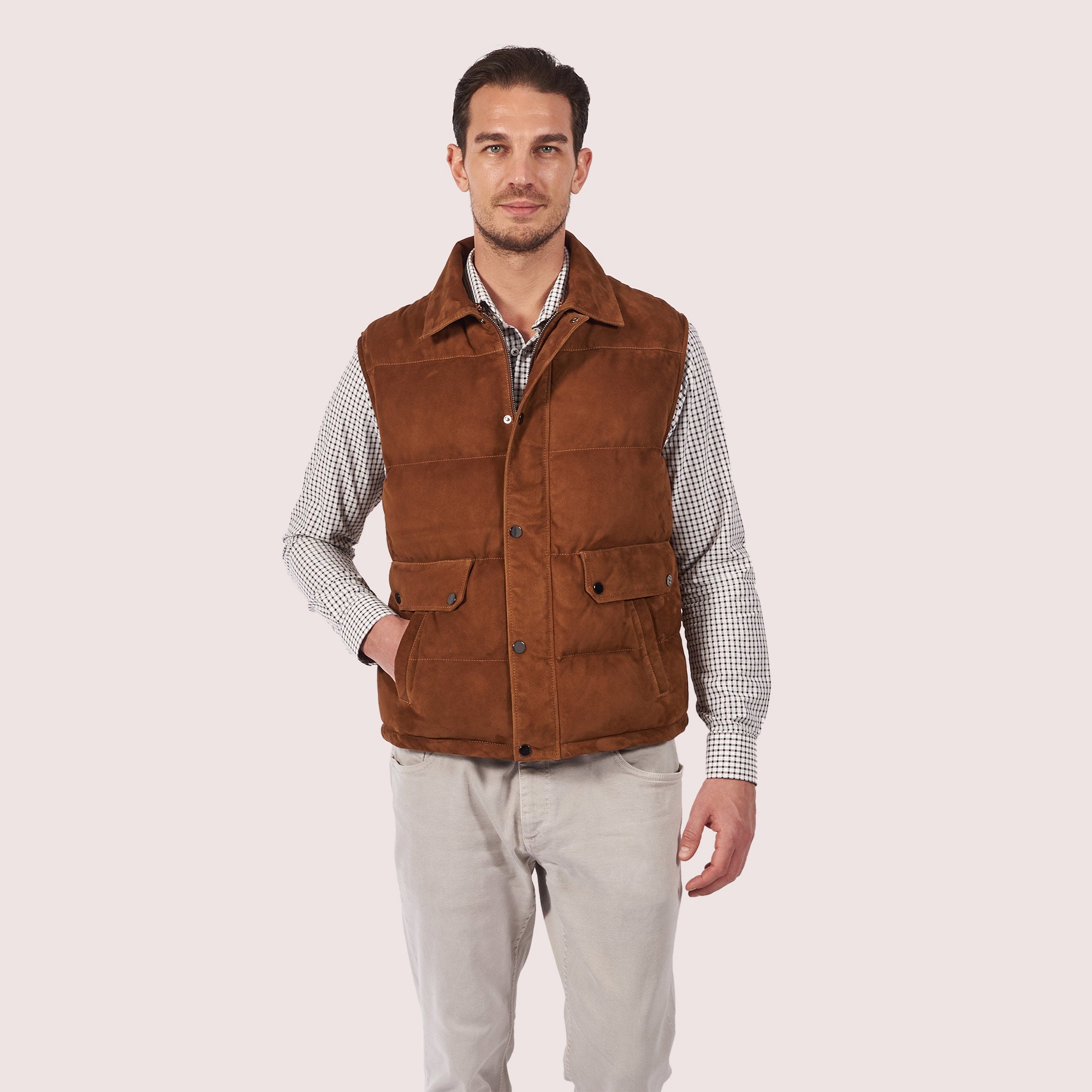 Tristen Goat Suede Vest