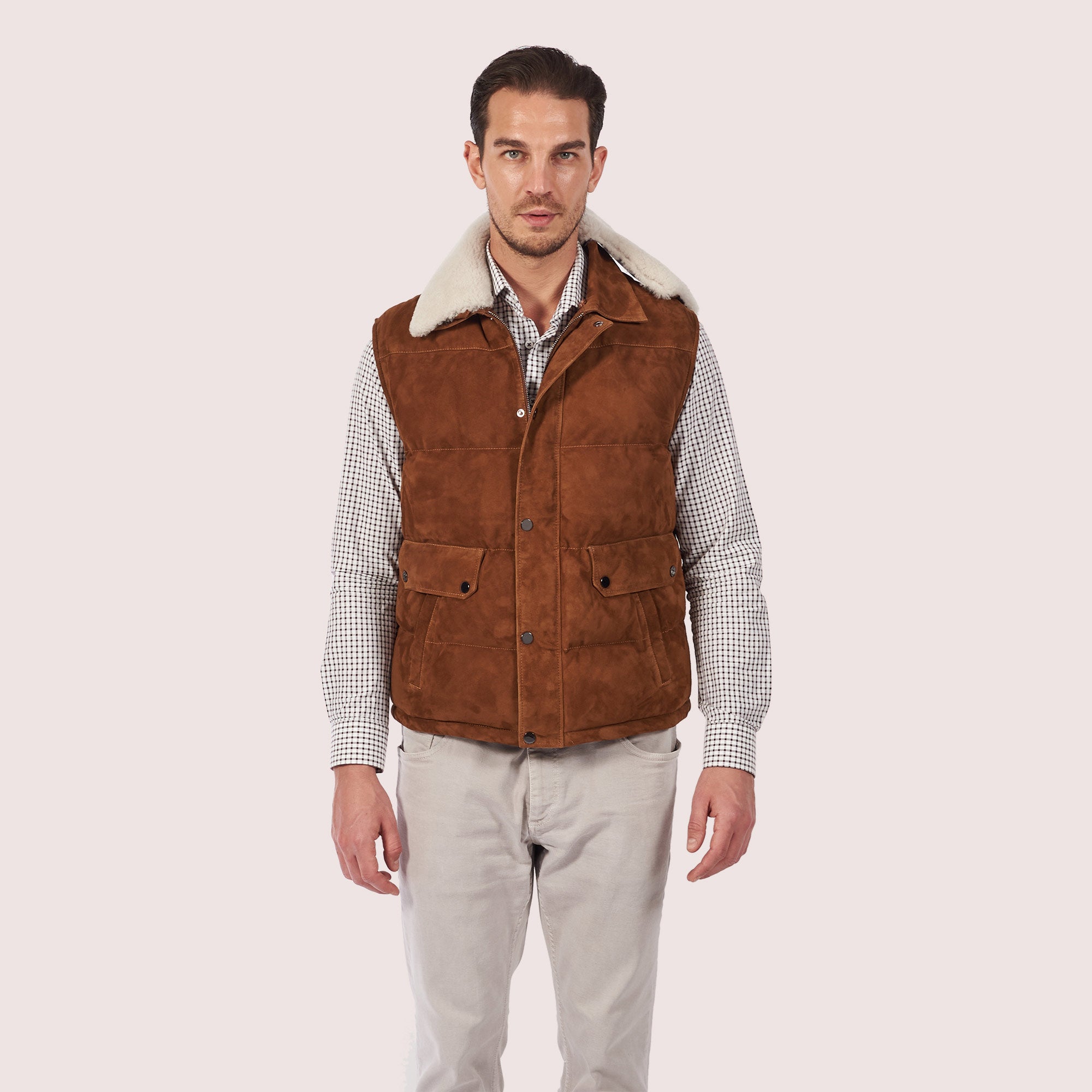 Tristen Goat Suede Vest