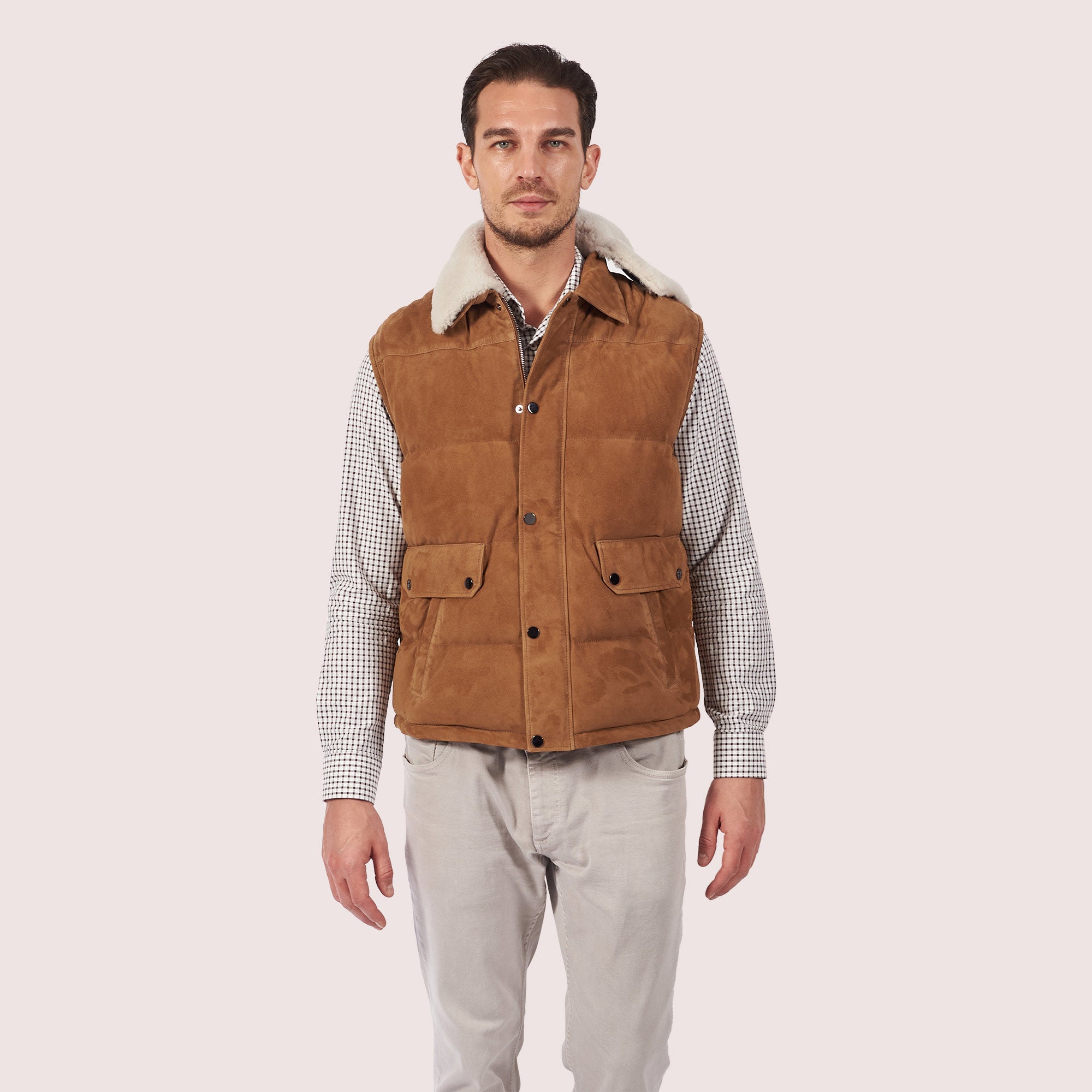 Tristen Goat Suede Vest