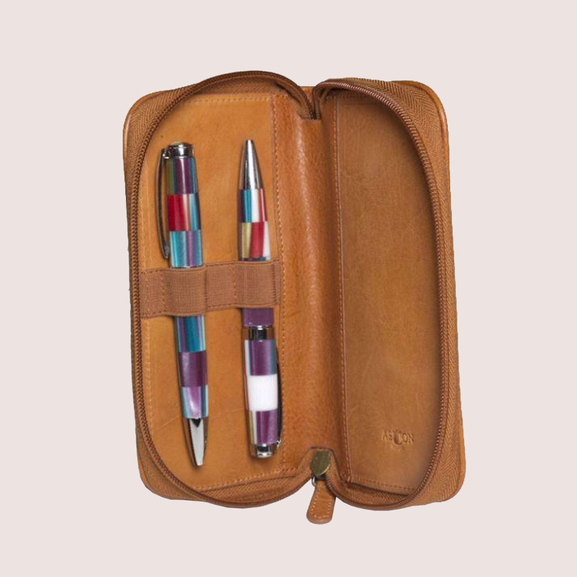 2-Pen Case with zipper