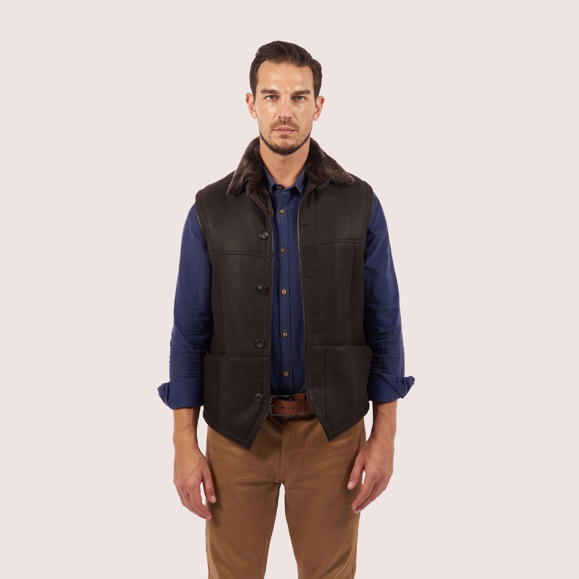 Barrett shearling vest