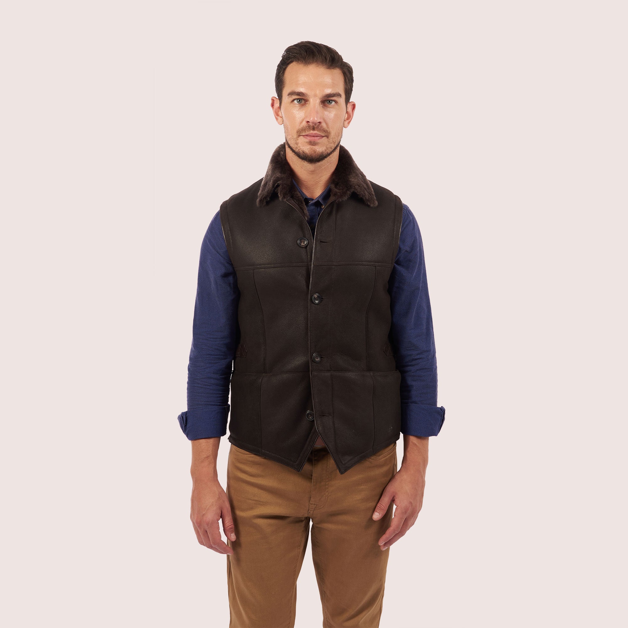 Barrett shearling vest