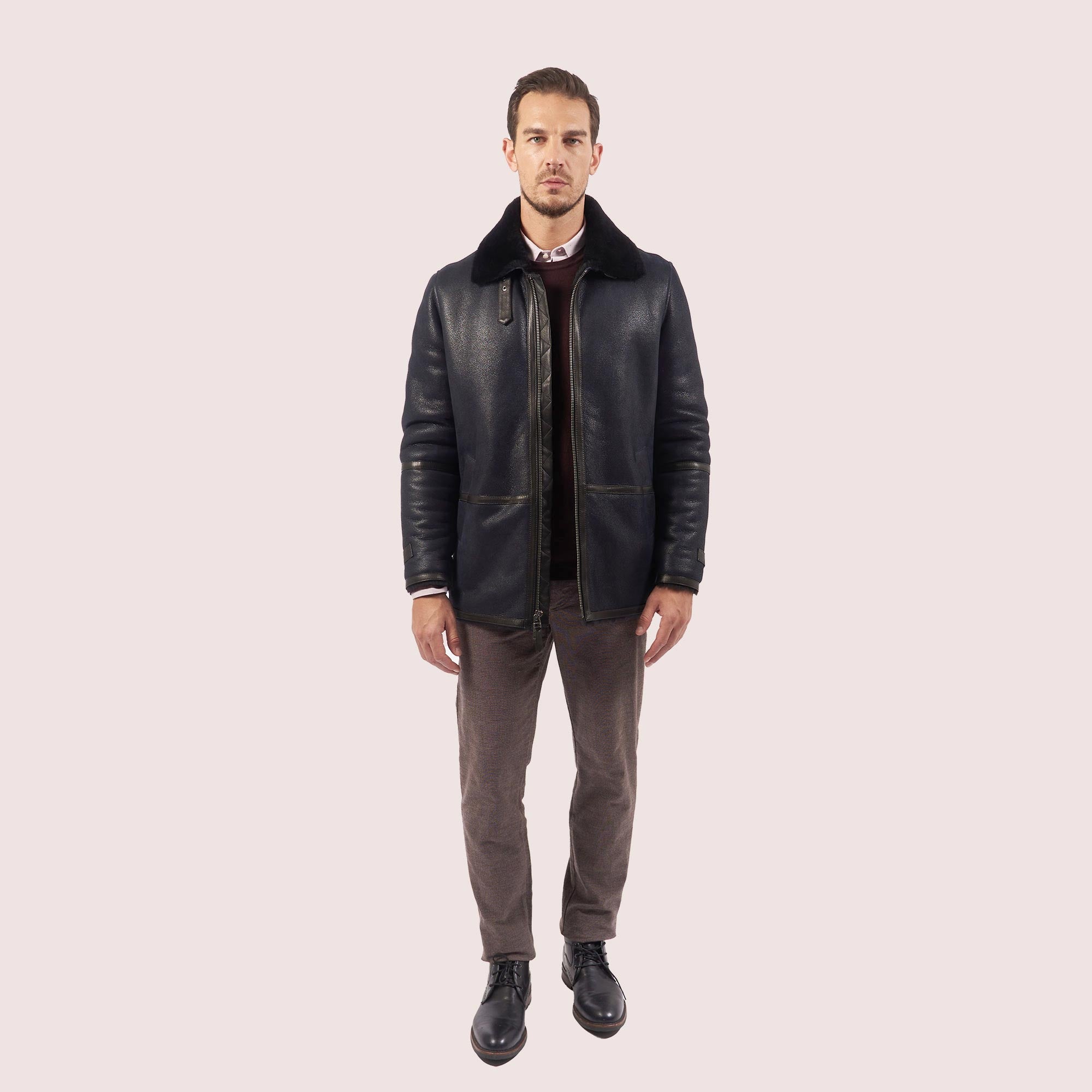 Sierra B-3 Shearling Bomber Jacket