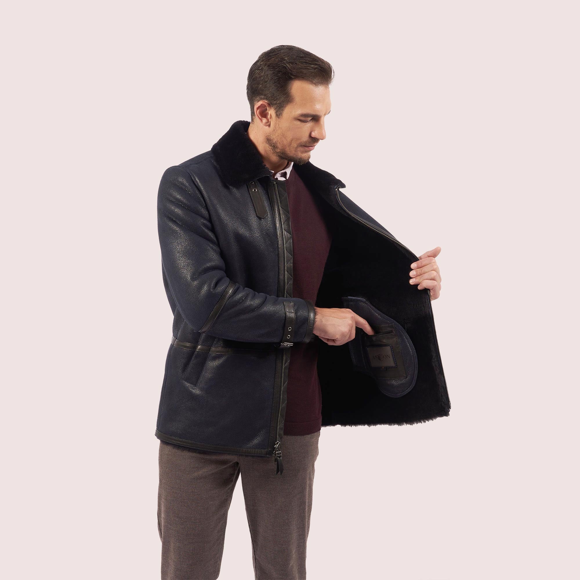 Sierra B-3 Shearling Bomber Jacket