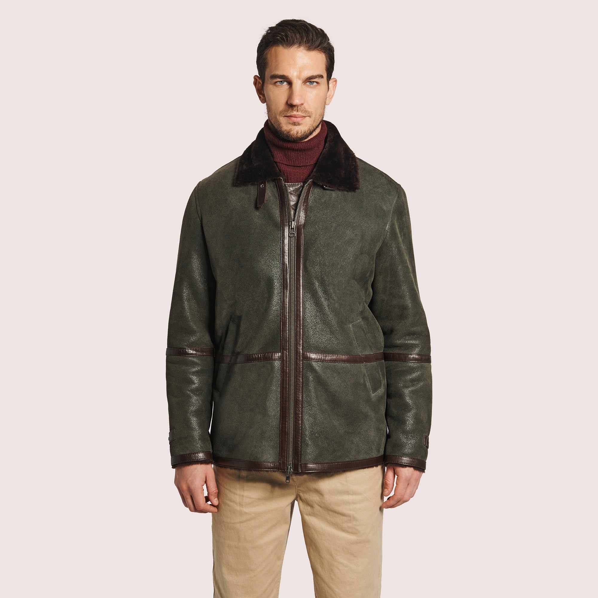 Sierra B-3 Shearling Bomber Jacket