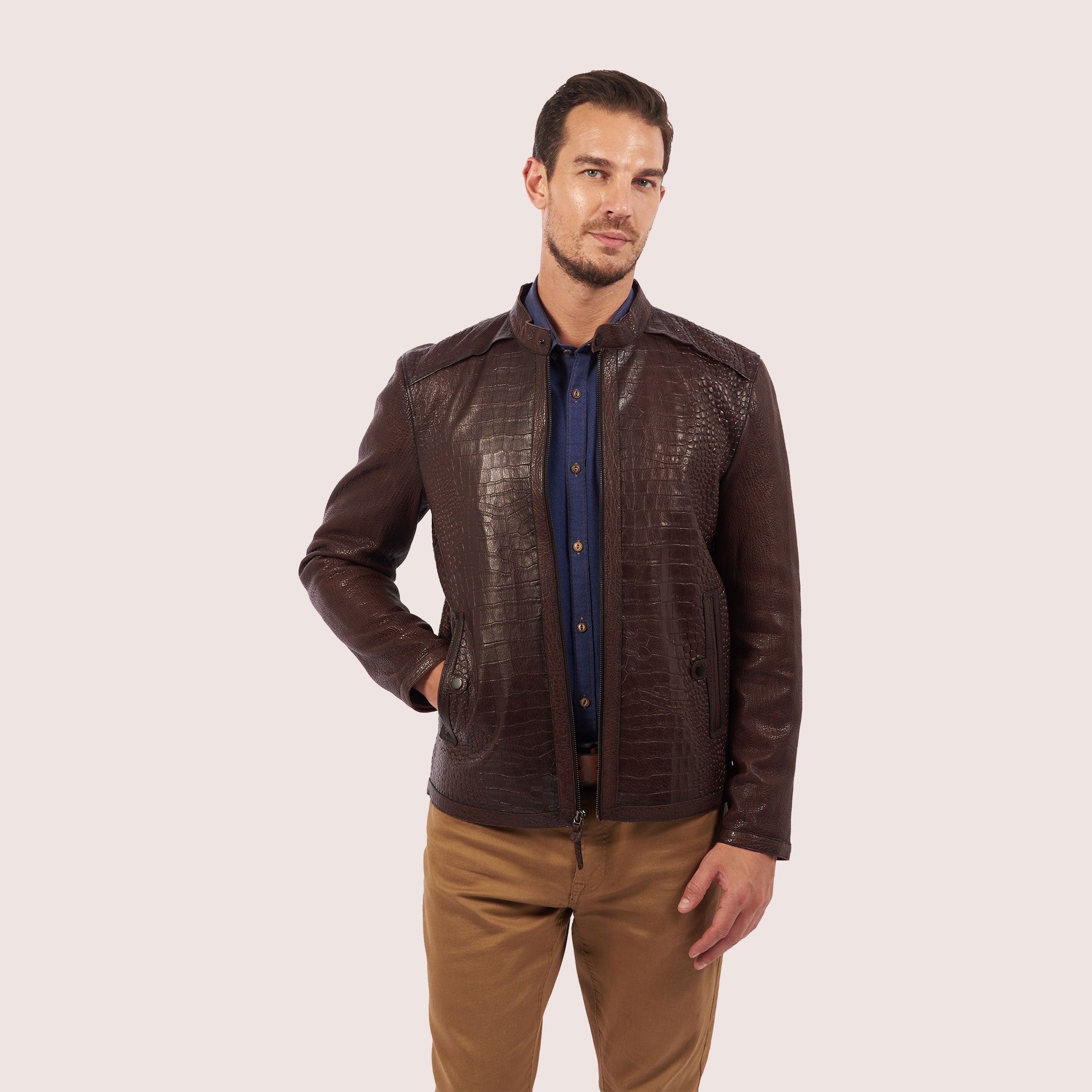 Gideon lambskin jacket
