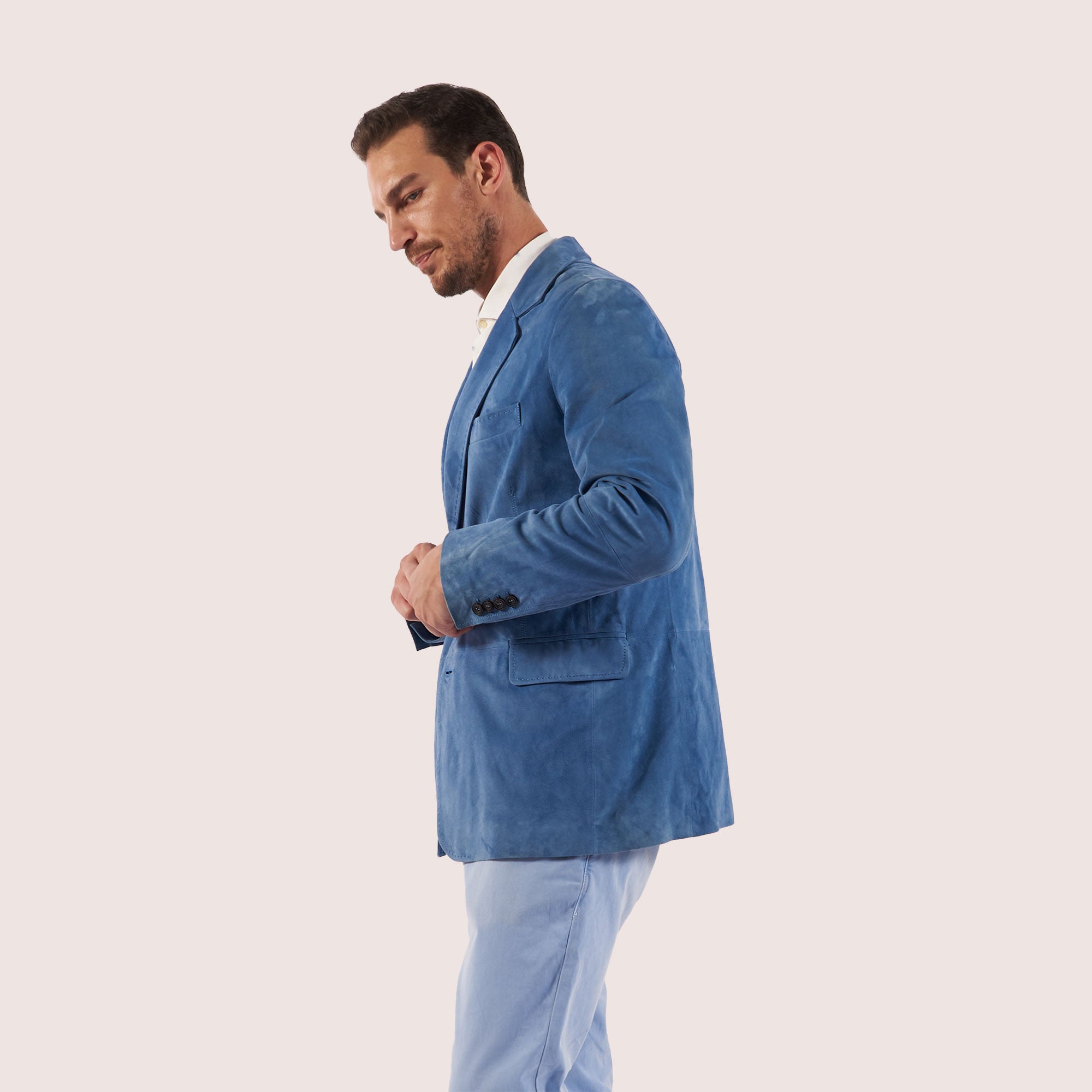 Saratoga Metis Goat Suede Blazer