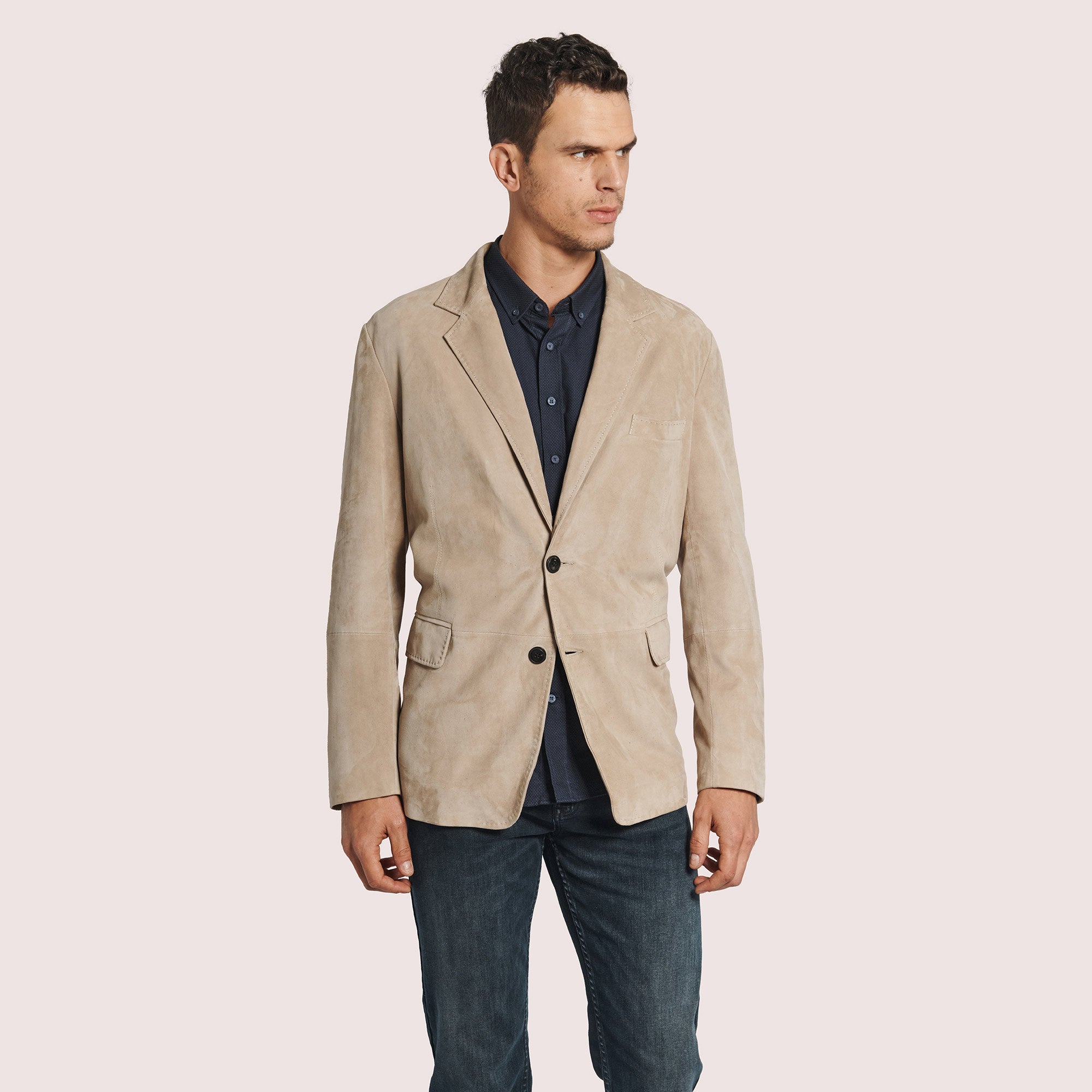 Saratoga Metis Goat Suede Blazer