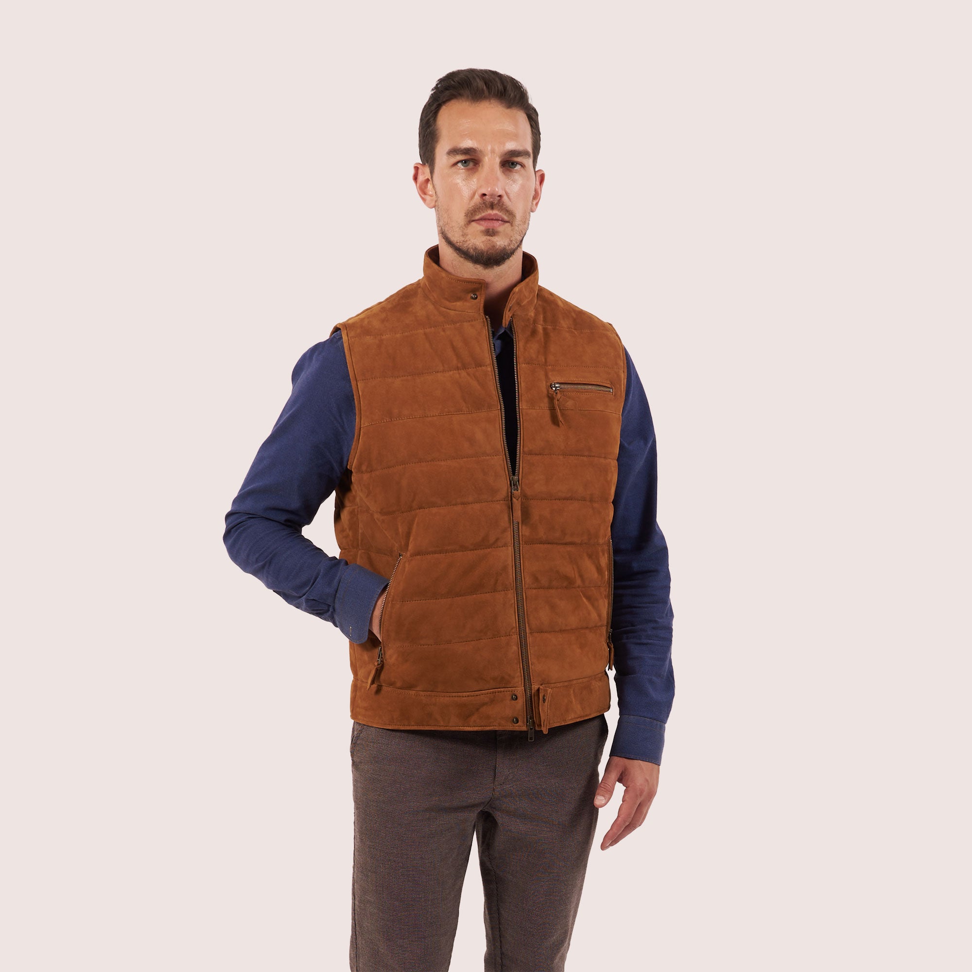 Tyler Goat Suede Vest