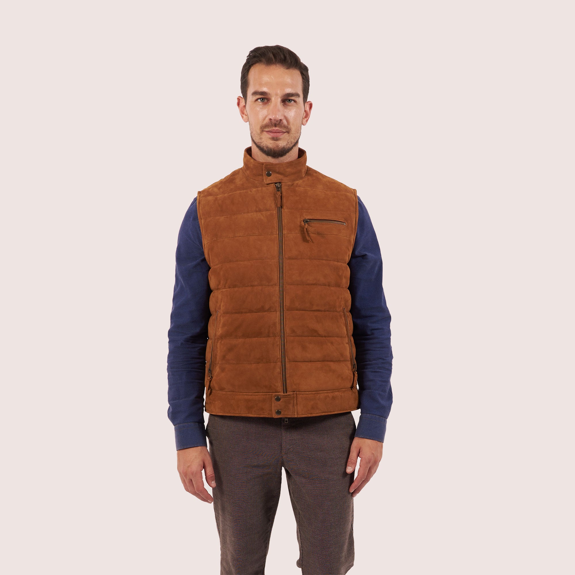 Tyler Goat Suede Vest