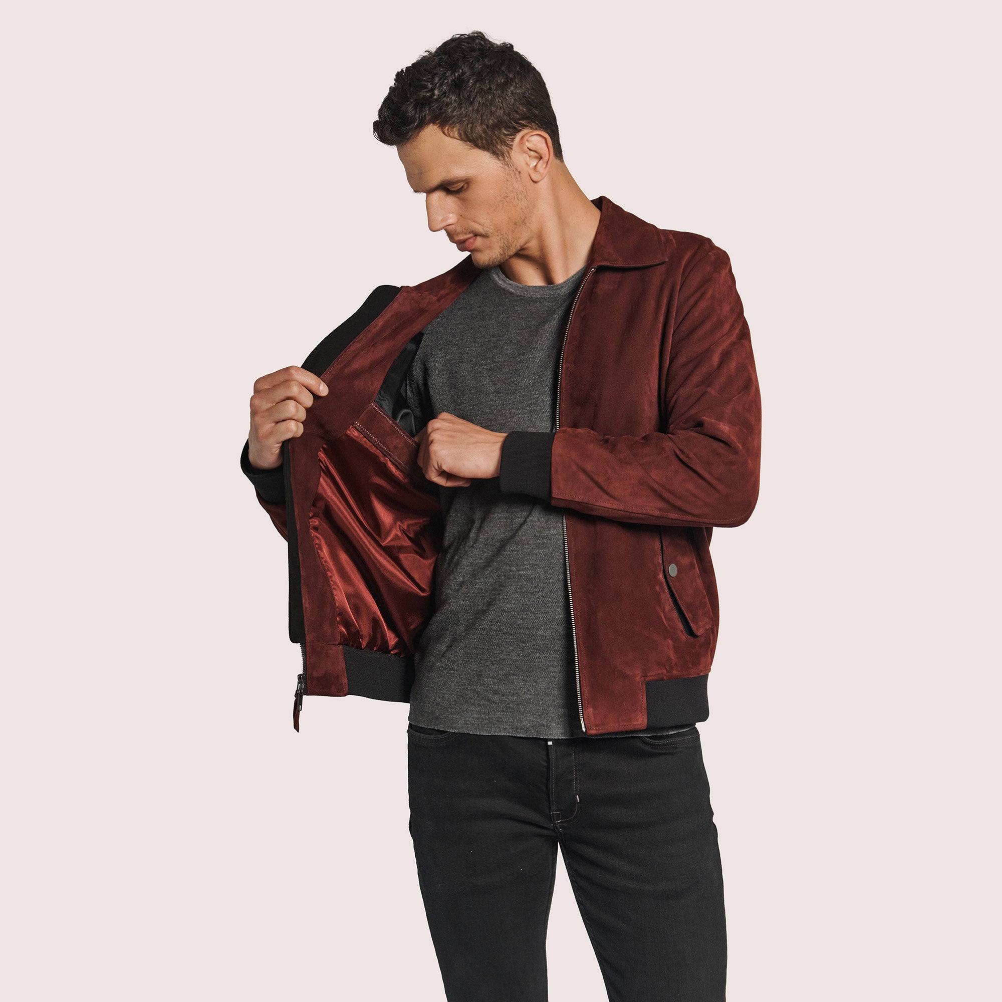 Alexander Goat Suede Jacket