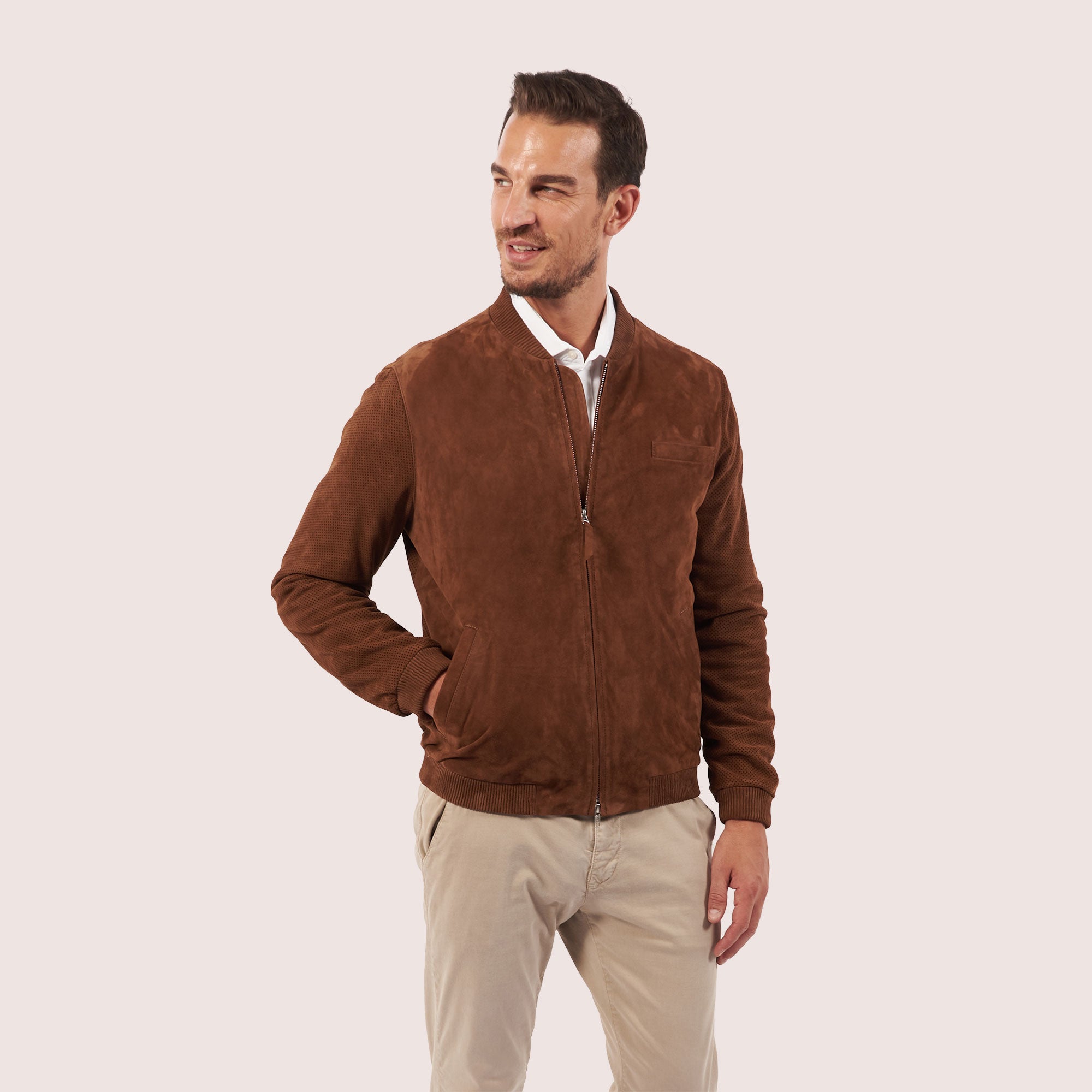 Crestwood goat suede jacket