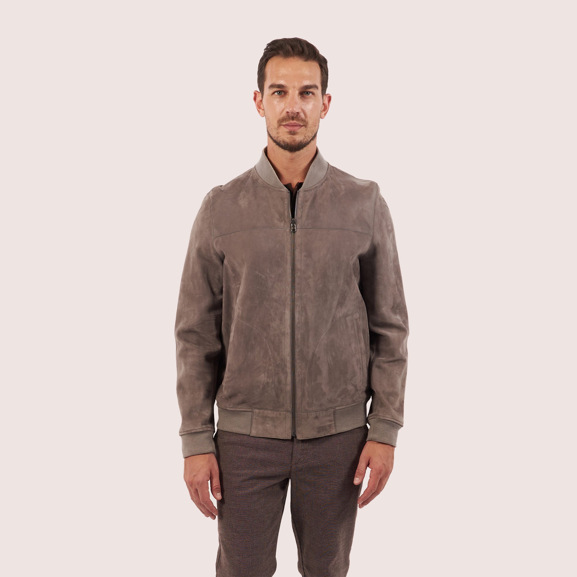 Hayes goat suede jacket