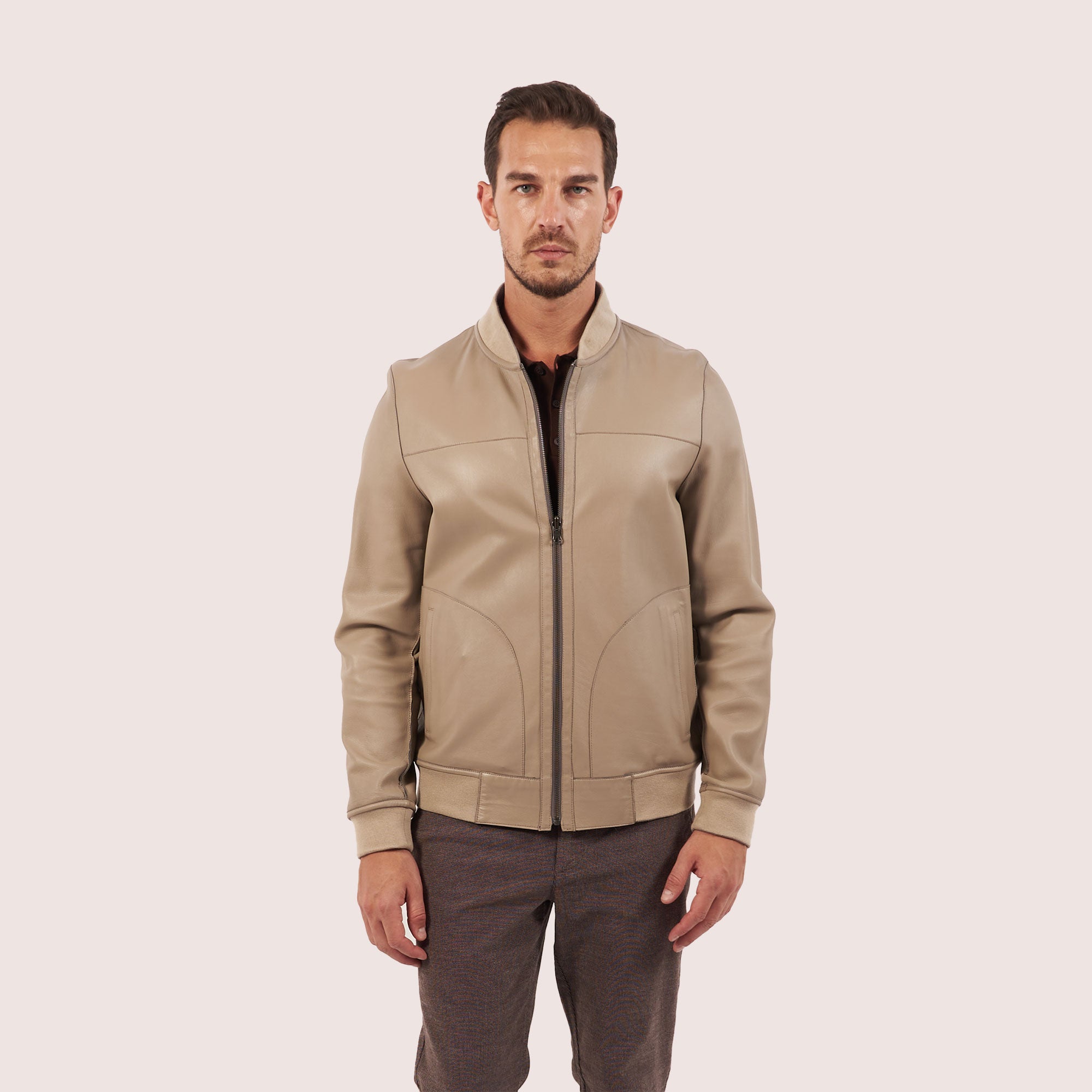 Hayes goat suede jacket