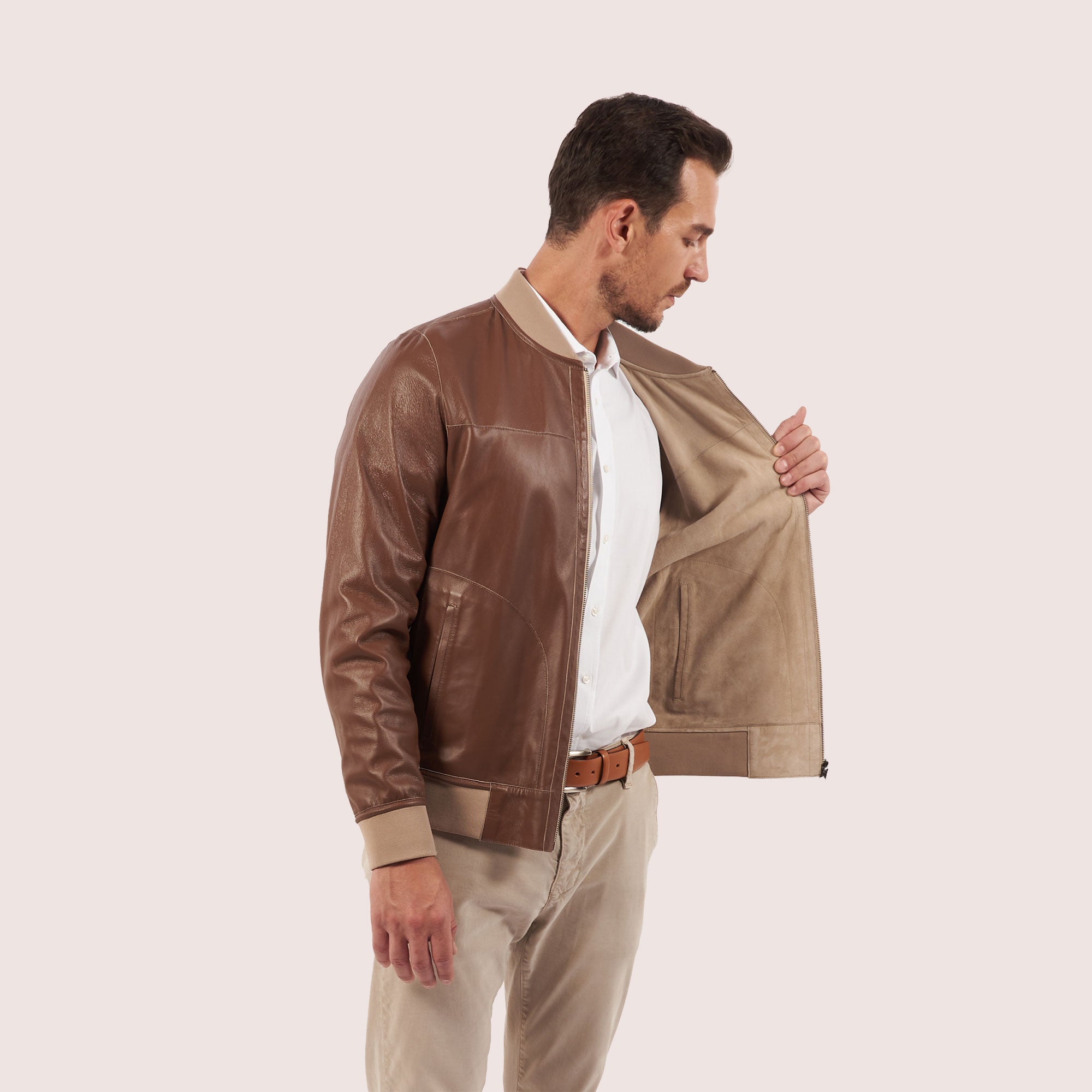 Hayes goat suede jacket