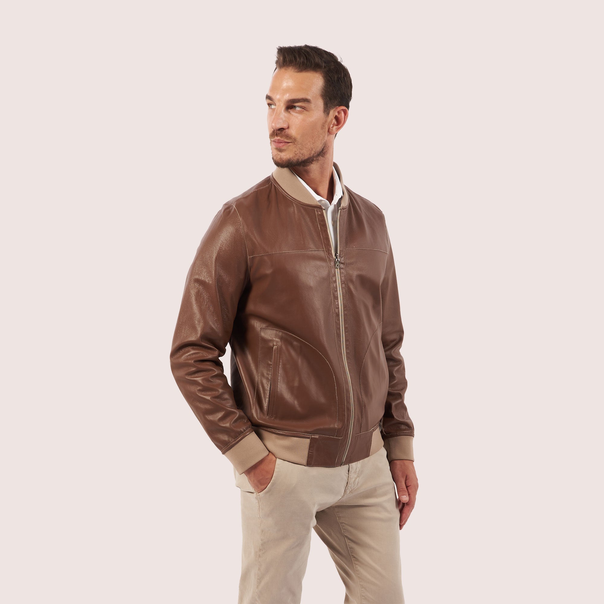 Hayes goat suede jacket