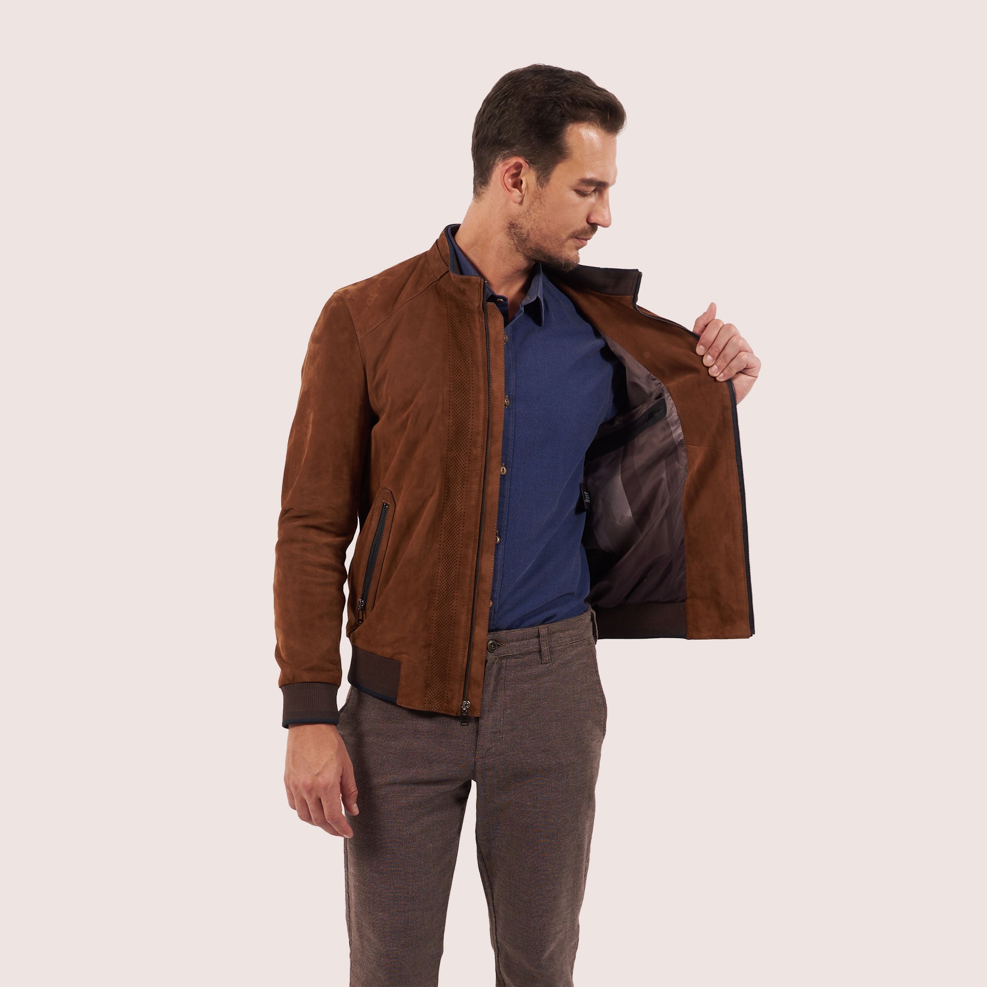 Cooper Goat Suede Jacket