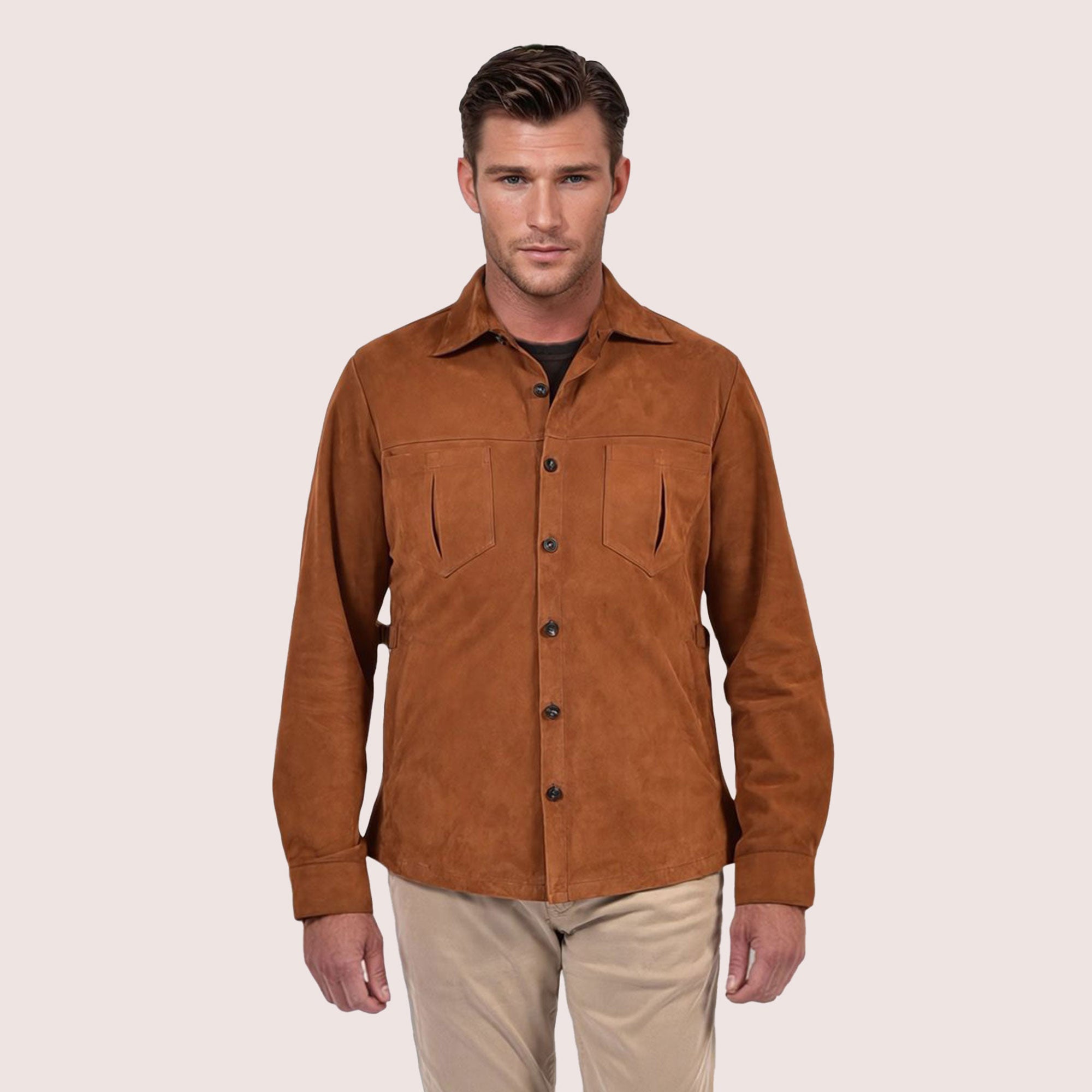 Paxton goat suede jacket