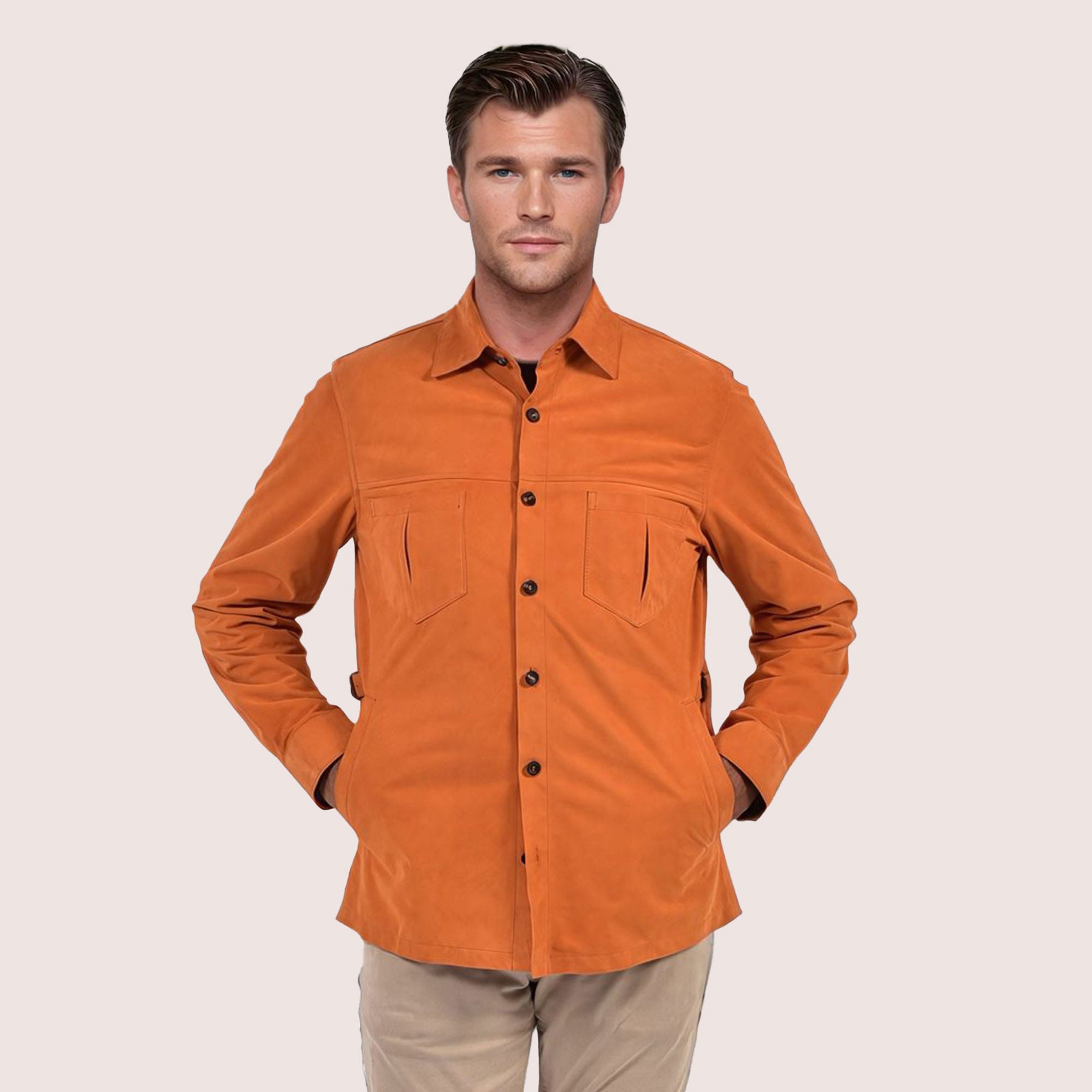 Paxton goat suede jacket