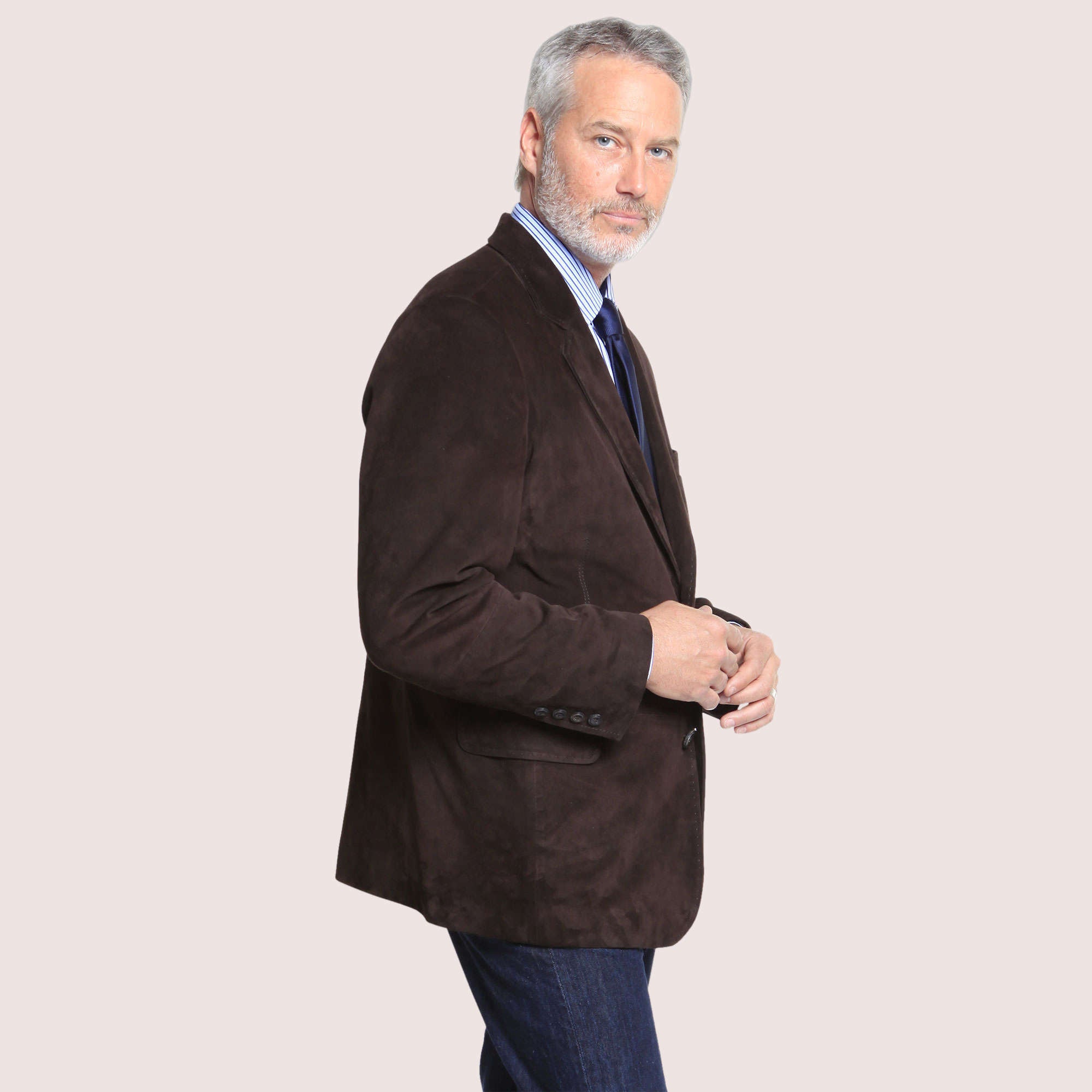 Saratoga Metis Goat Suede Blazer