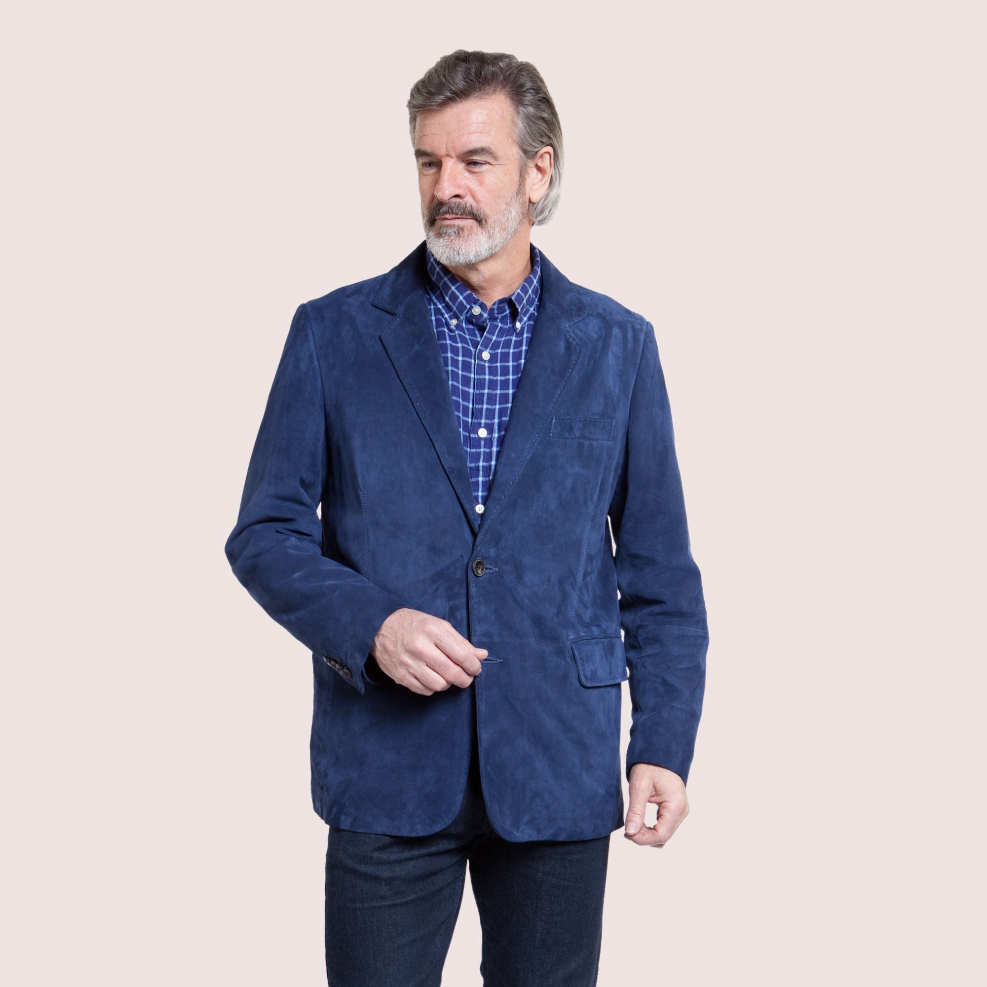 Saratoga Metis Goat Suede Blazer