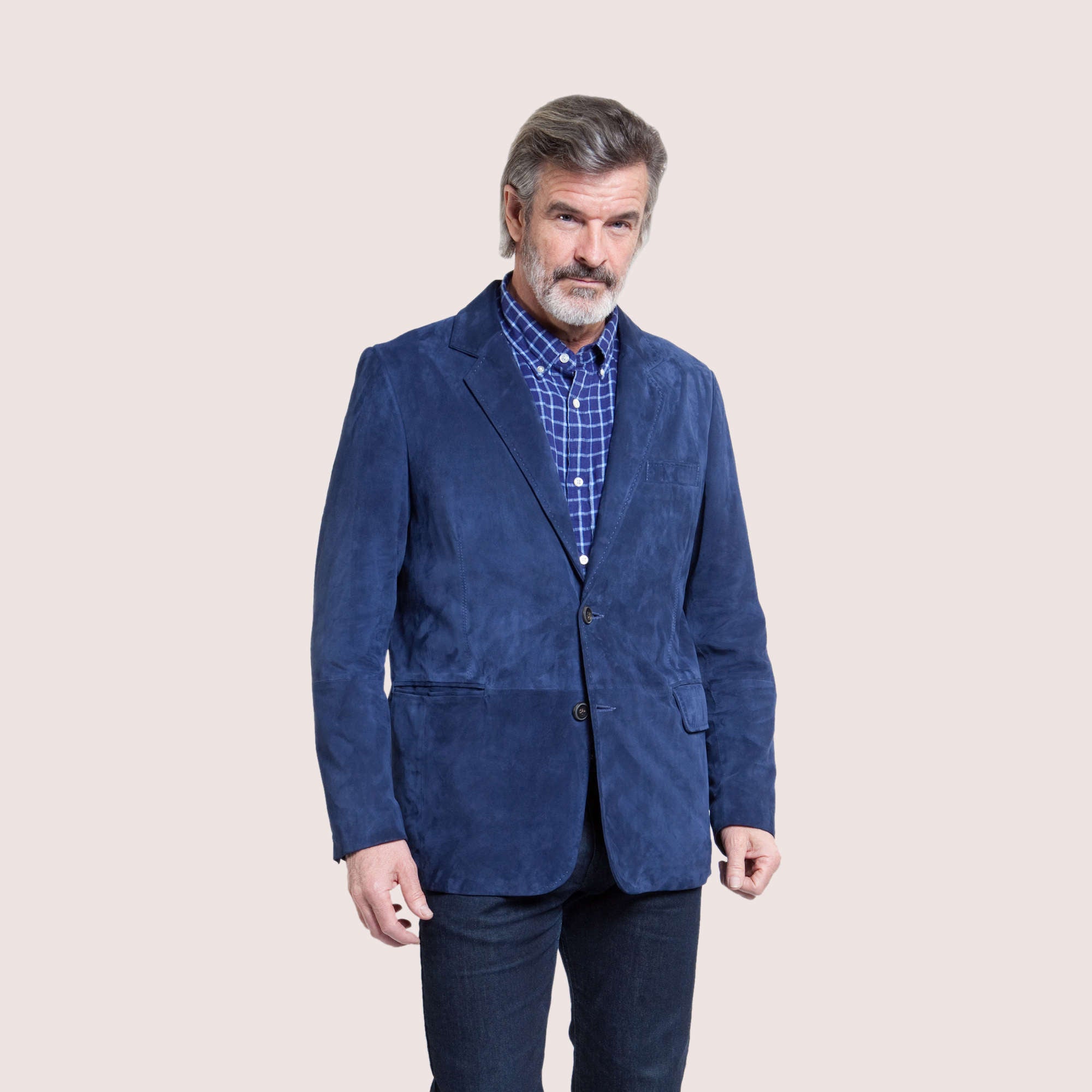 Saratoga Metis Goat Suede Blazer