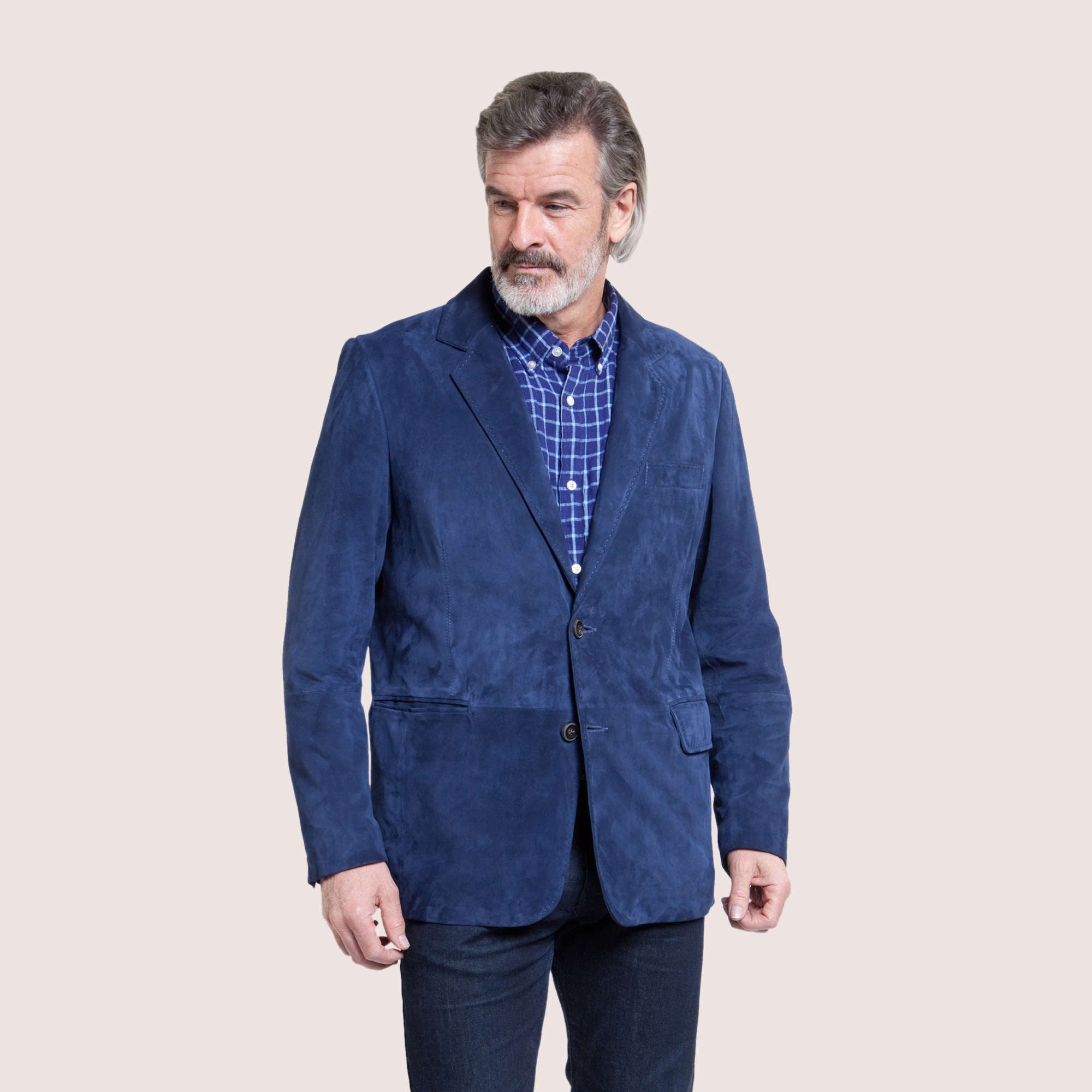 Saratoga Metis Goat Suede Blazer
