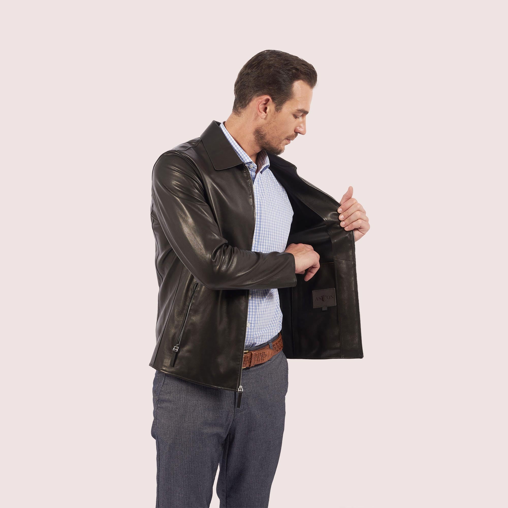Leopold lambskin jacket