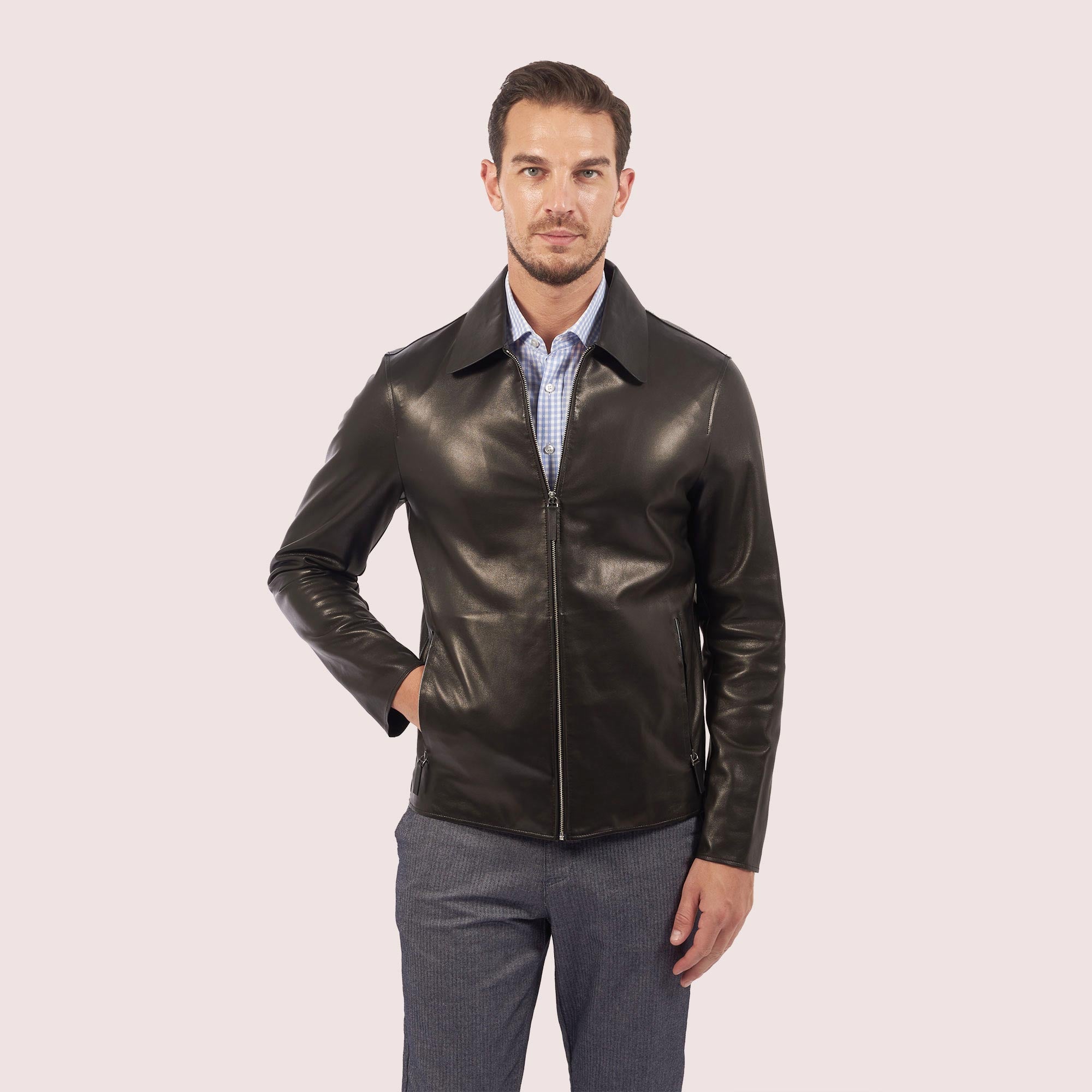Leopold lambskin jacket