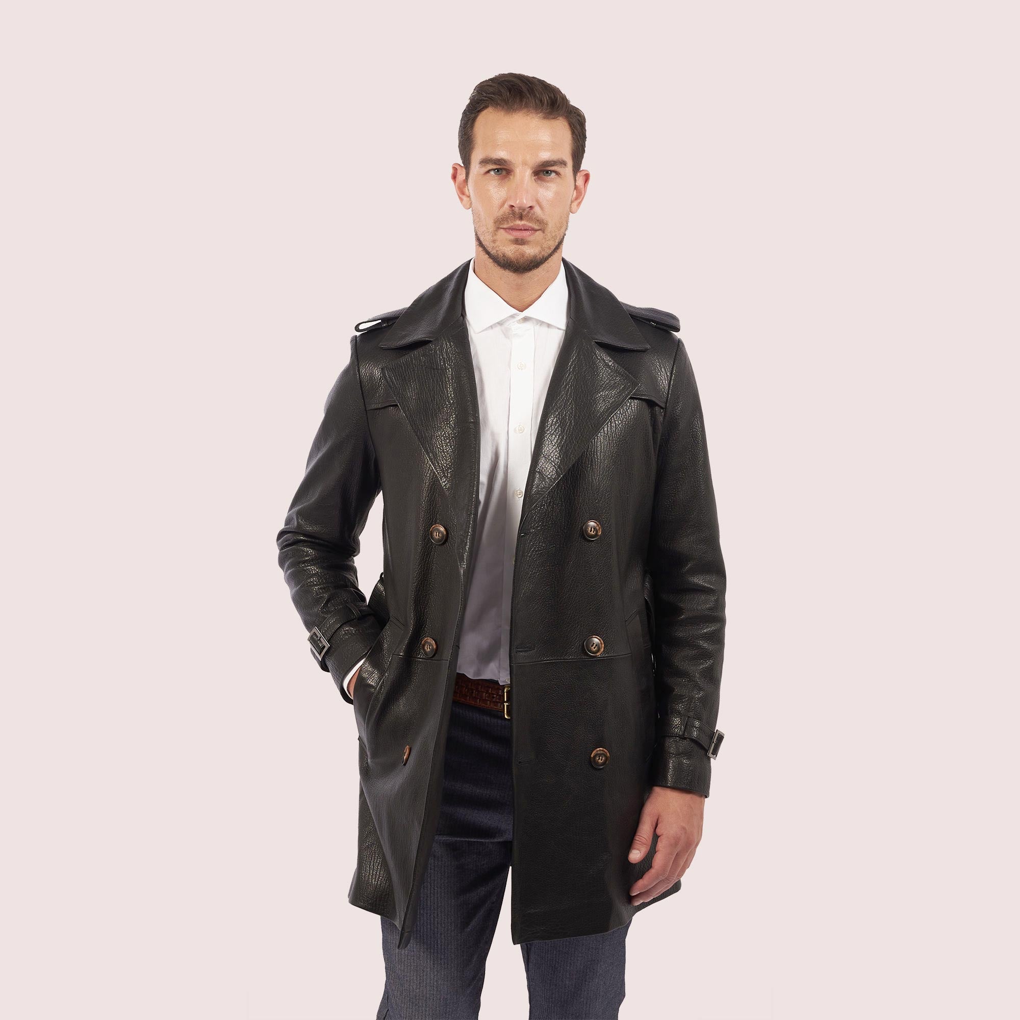 Maddox lambskin coat