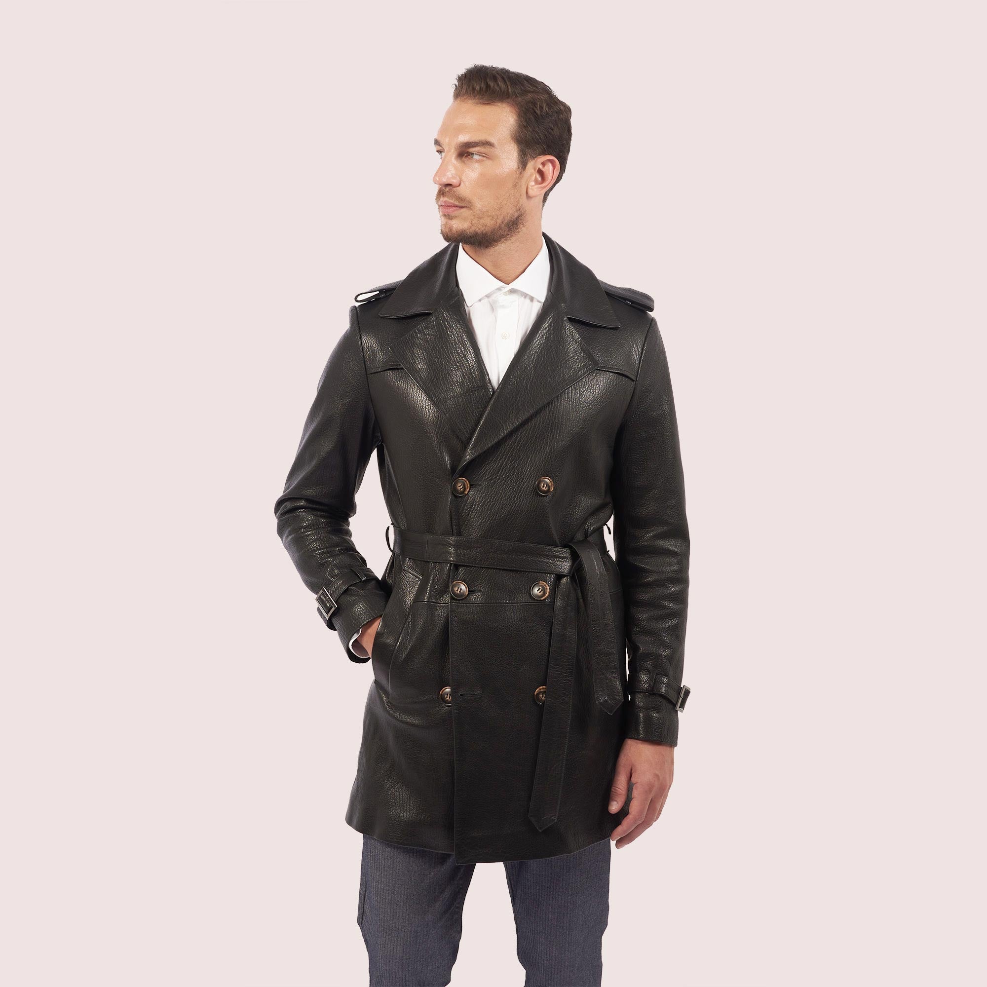 Maddox lambskin coat