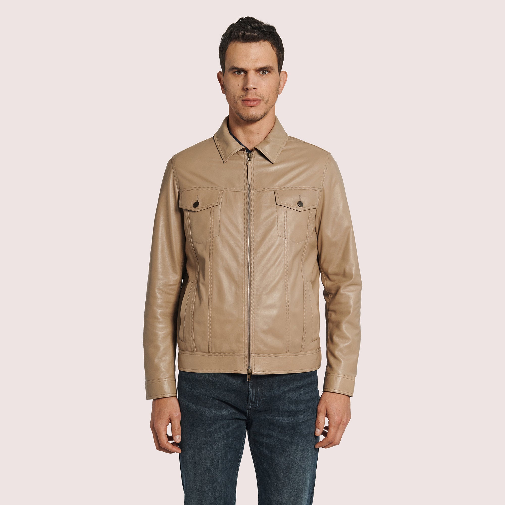 Brooklyn Lambskin Jacket