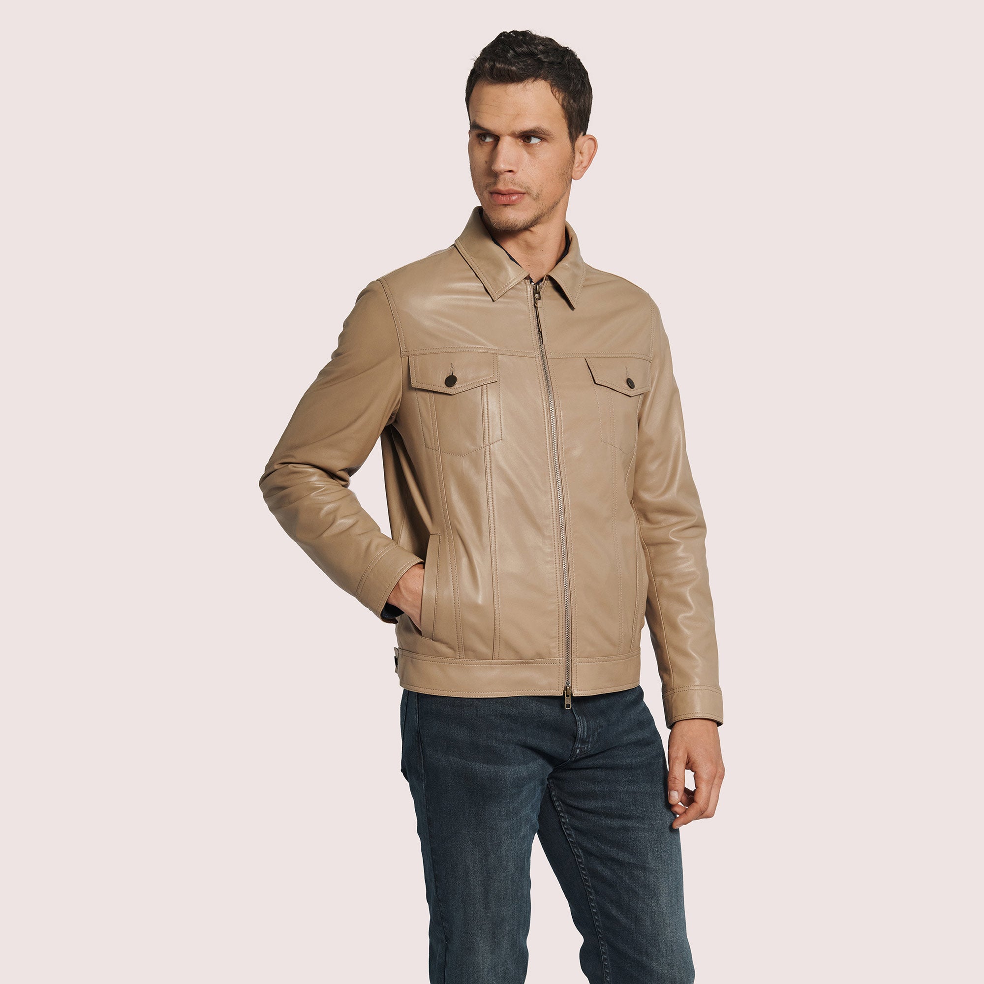 Brooklyn Lambskin Jacket