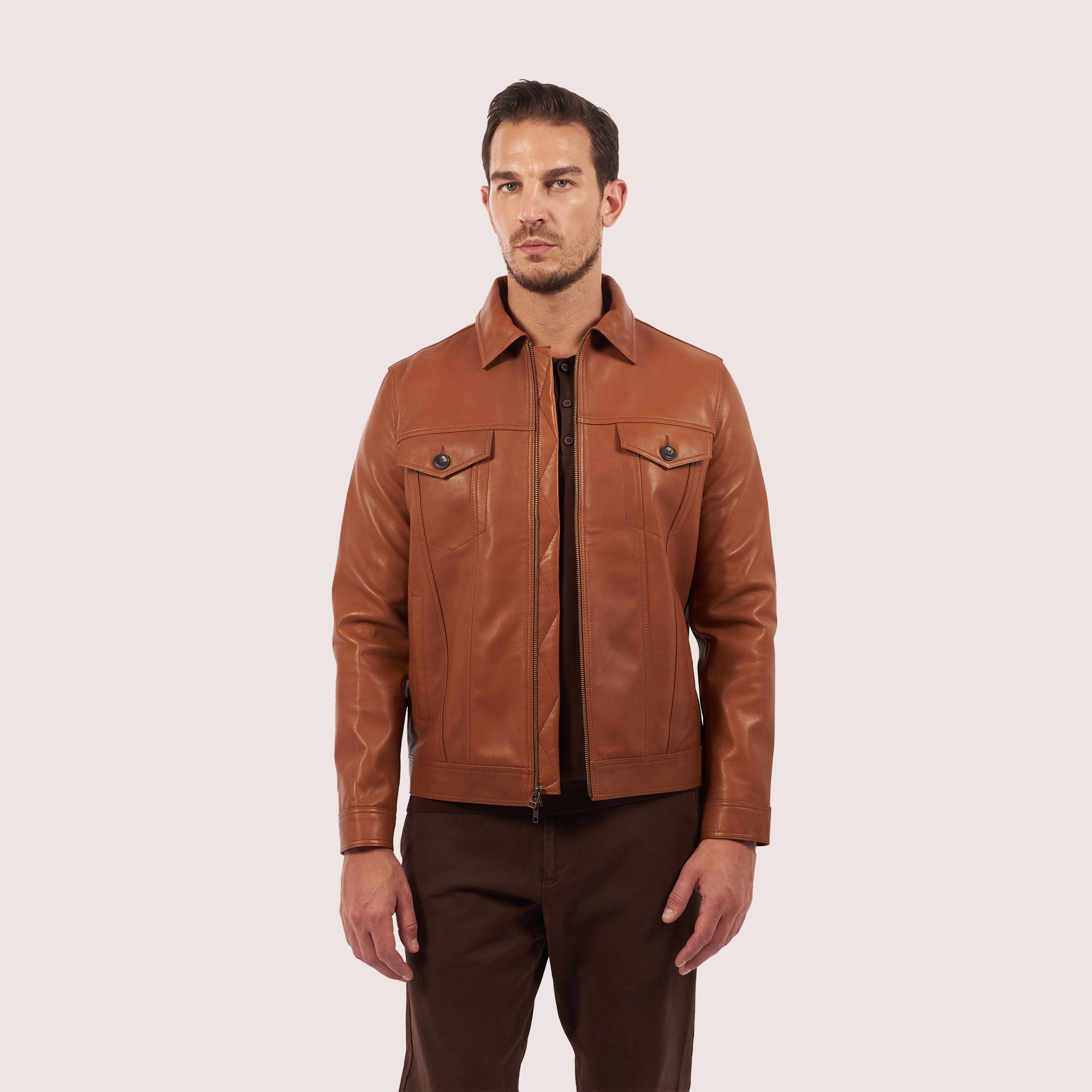 Brooklyn Lambskin Jacket