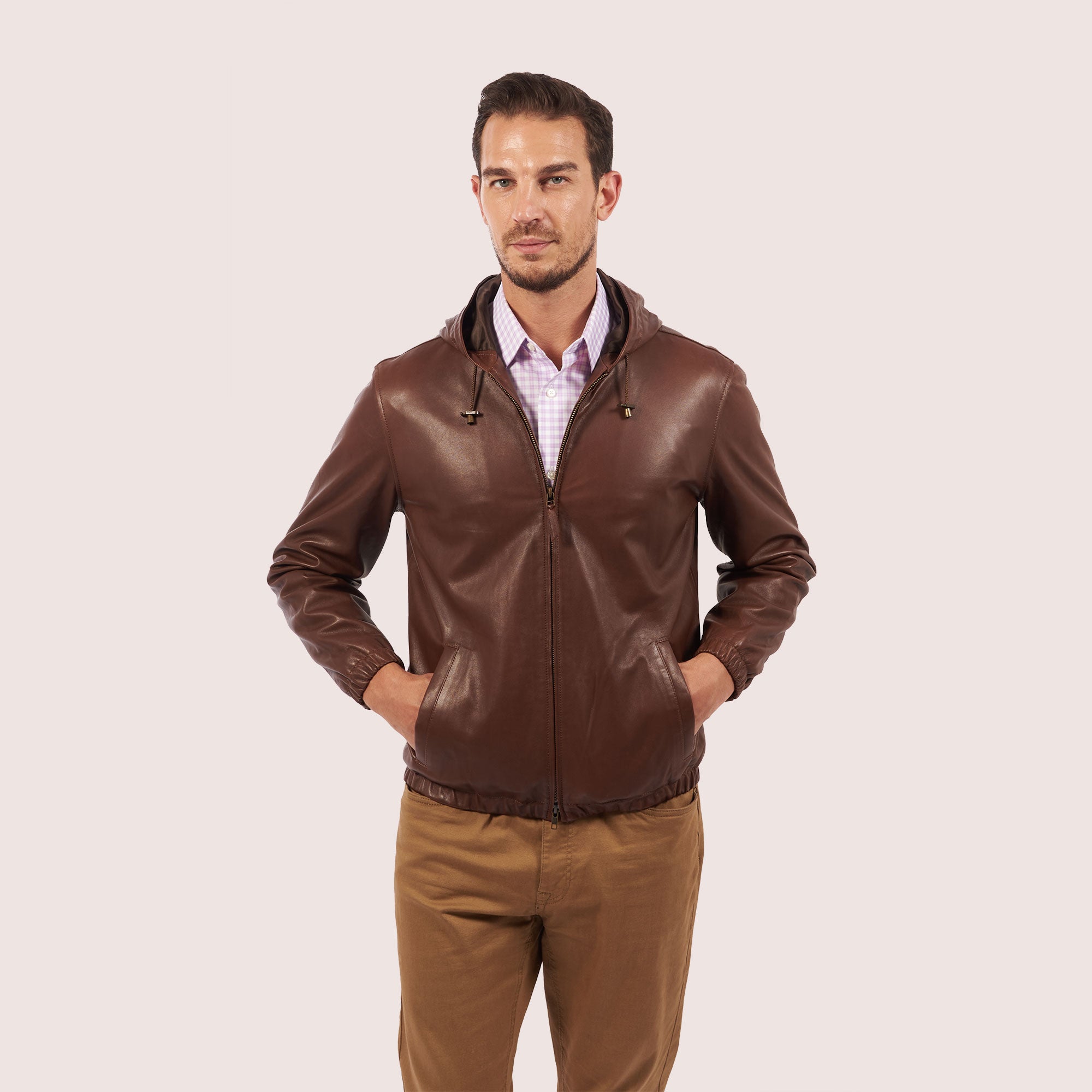 Gaspar Lambskin Hoodie