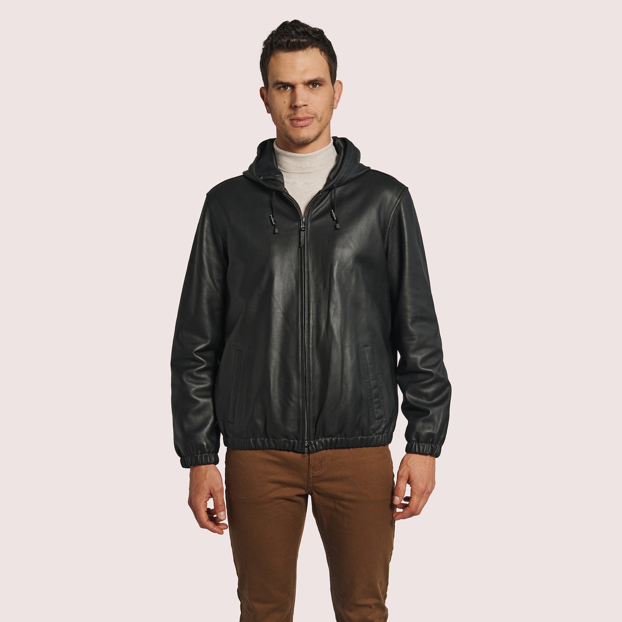 Gaspar Lambskin Hoodie