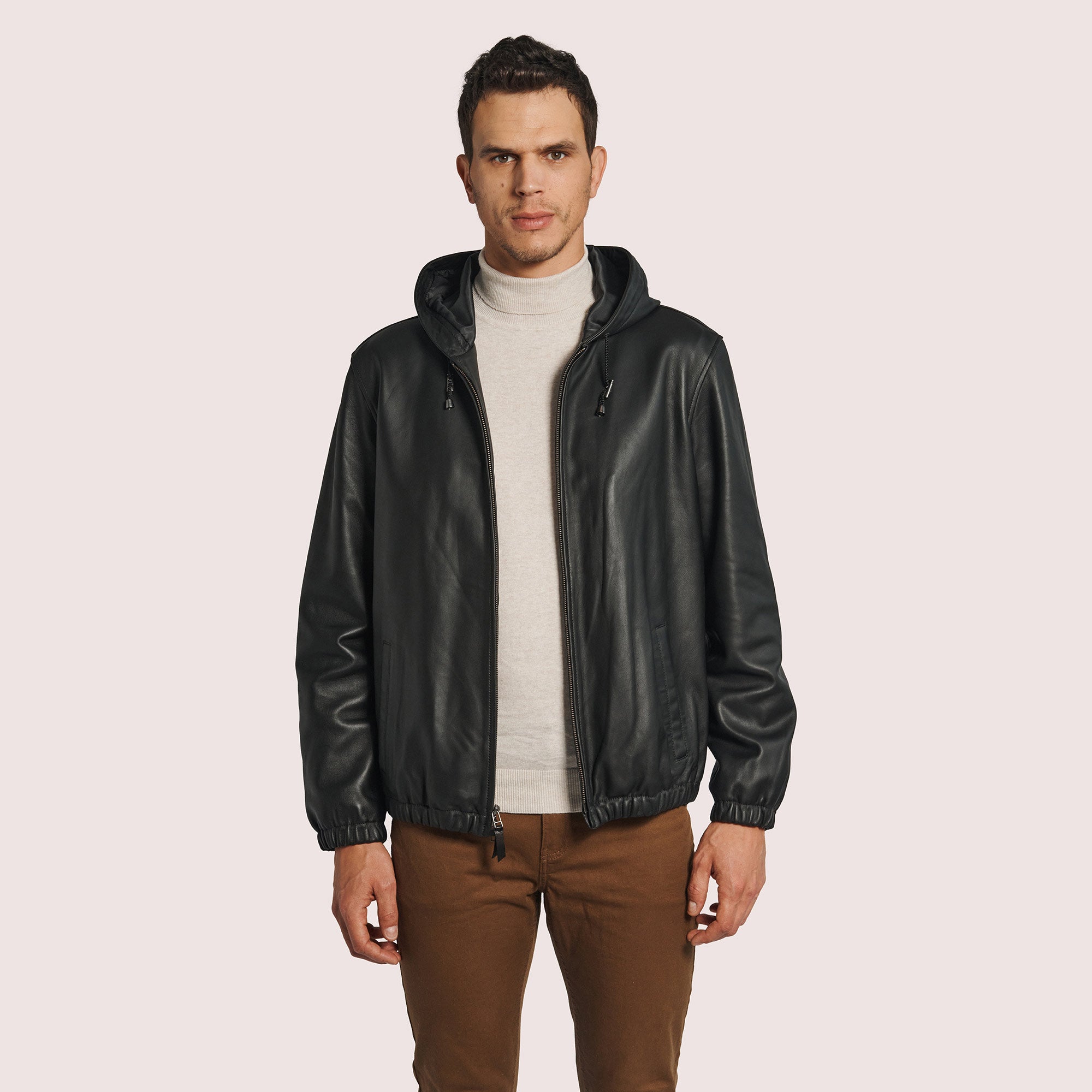 Gaspar Lambskin Hoodie