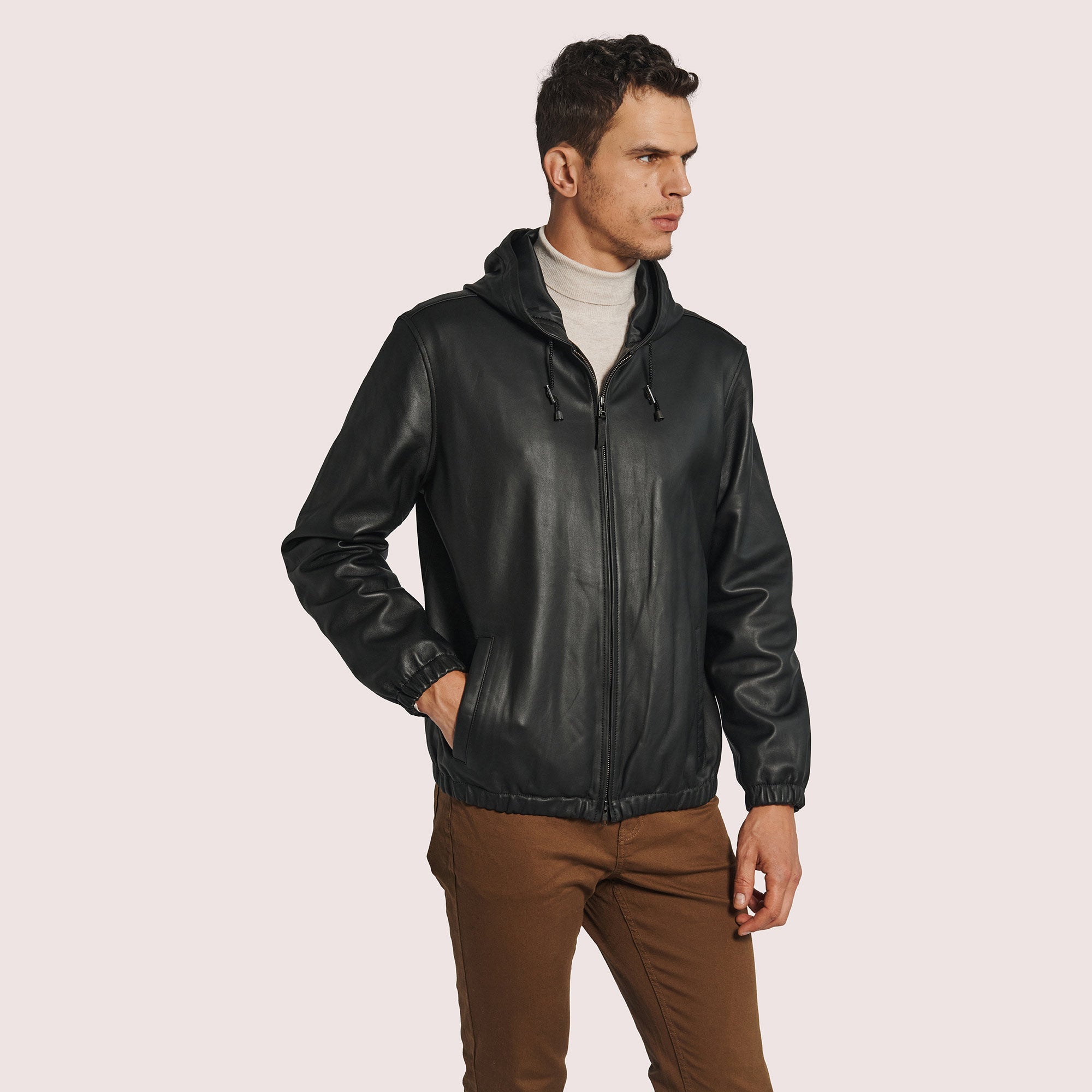 Gaspar Lambskin Hoodie