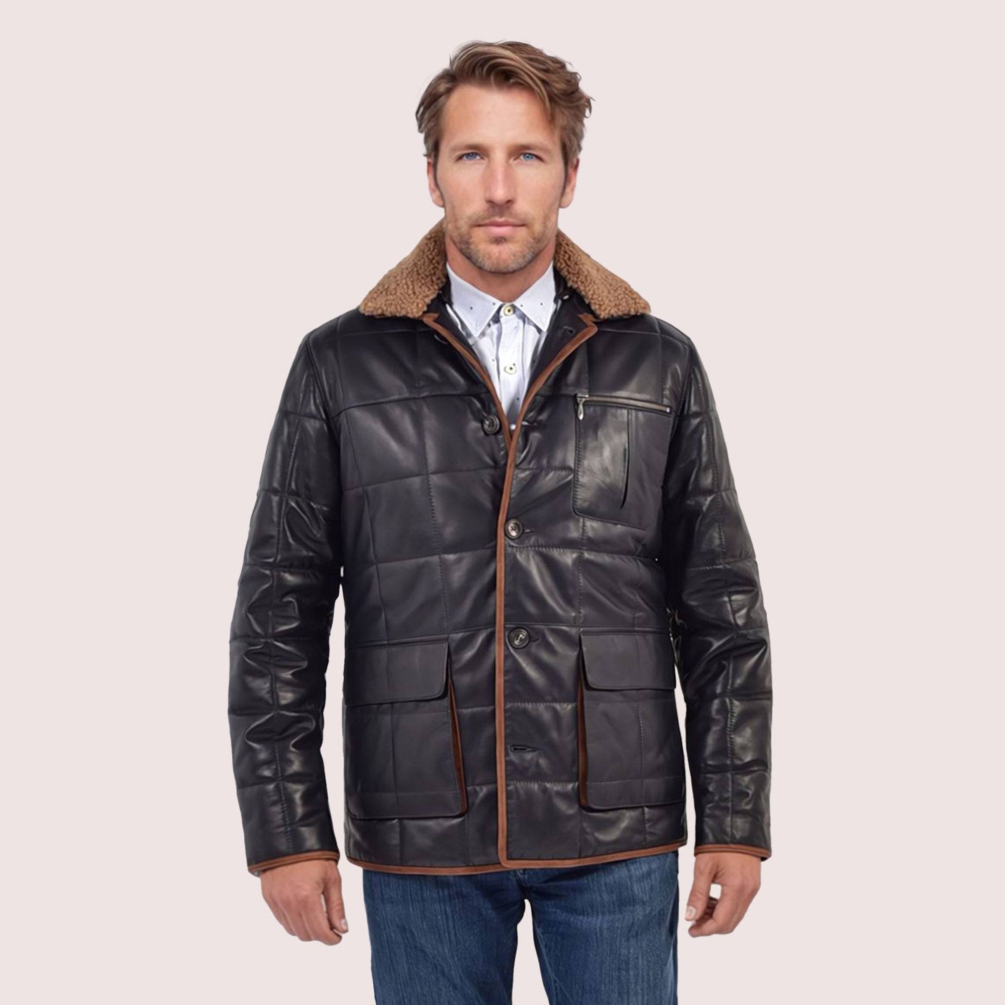 Finnegan lambskin jacket