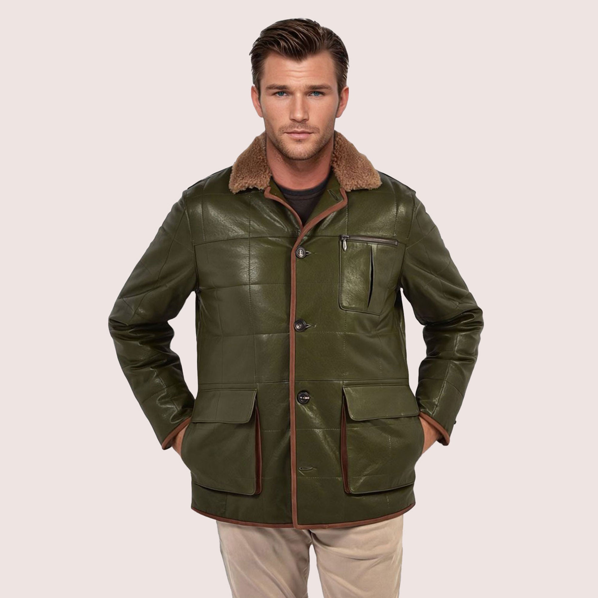 Finnegan lambskin jacket