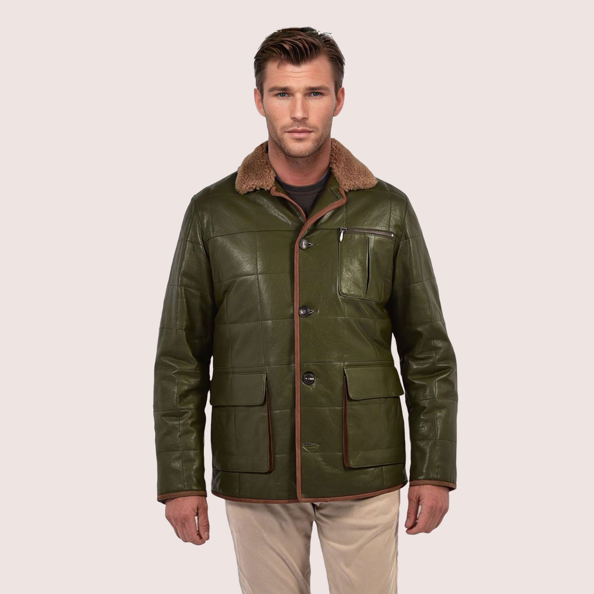 Finnegan lambskin jacket