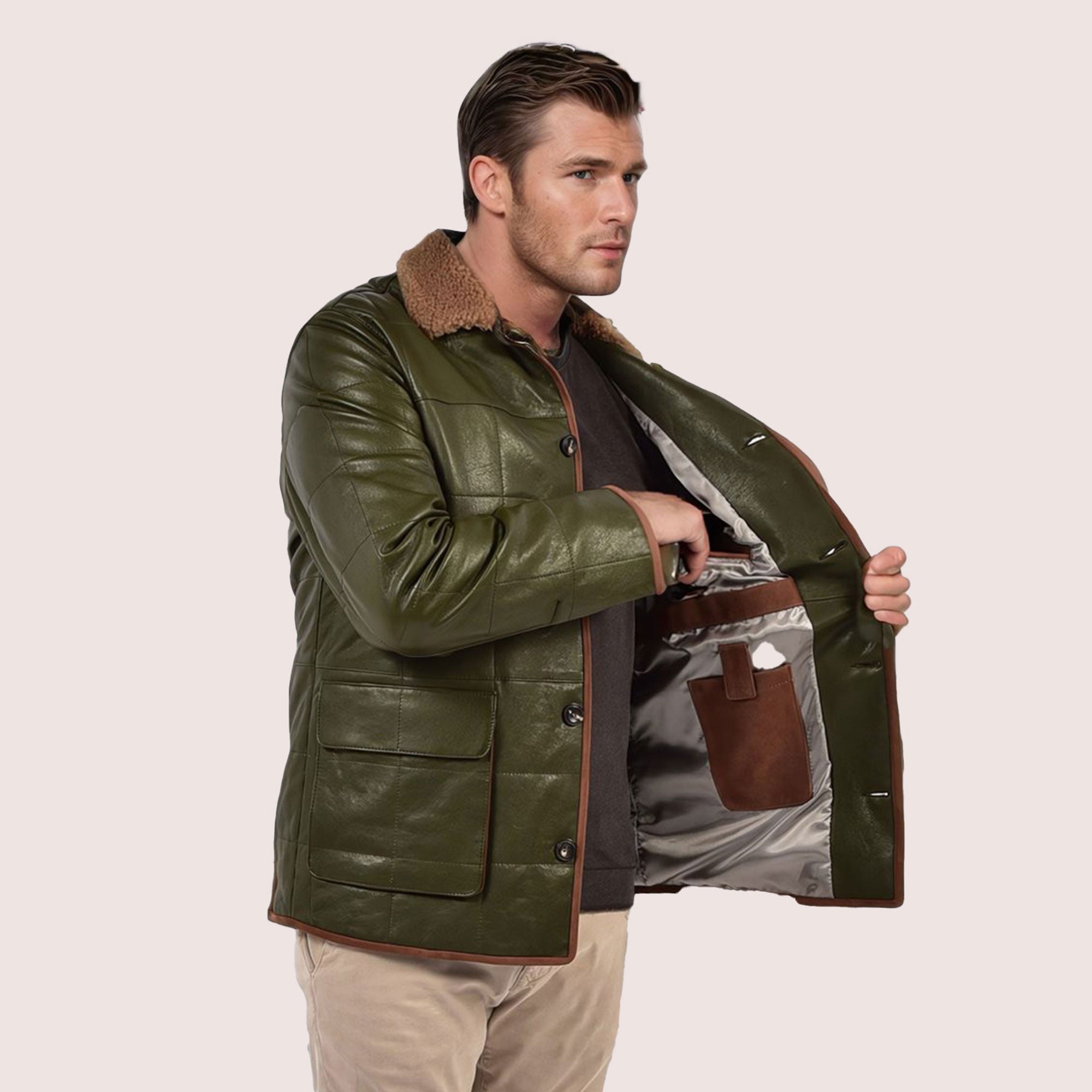Finnegan lambskin jacket