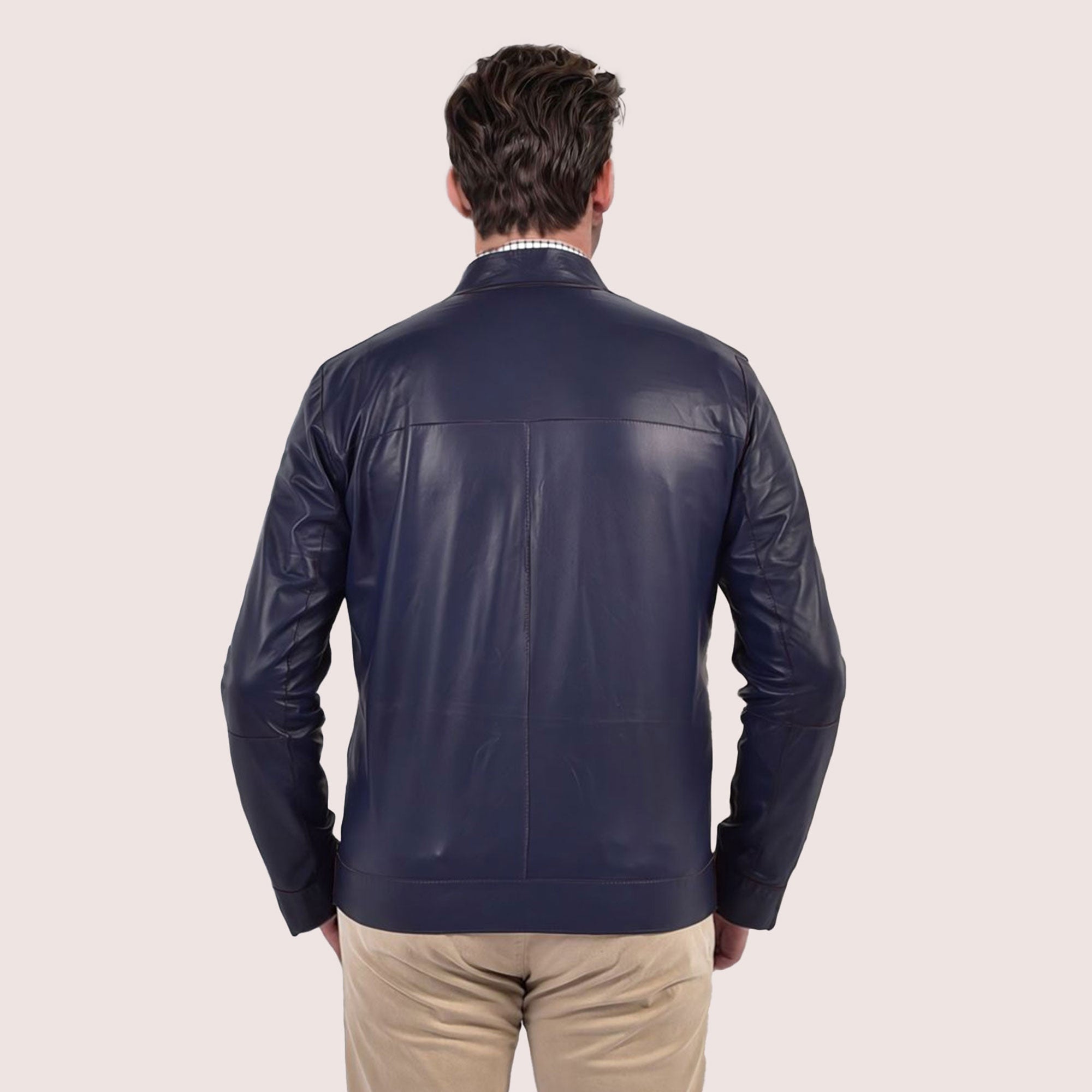 Parker reversible goat suede jacket