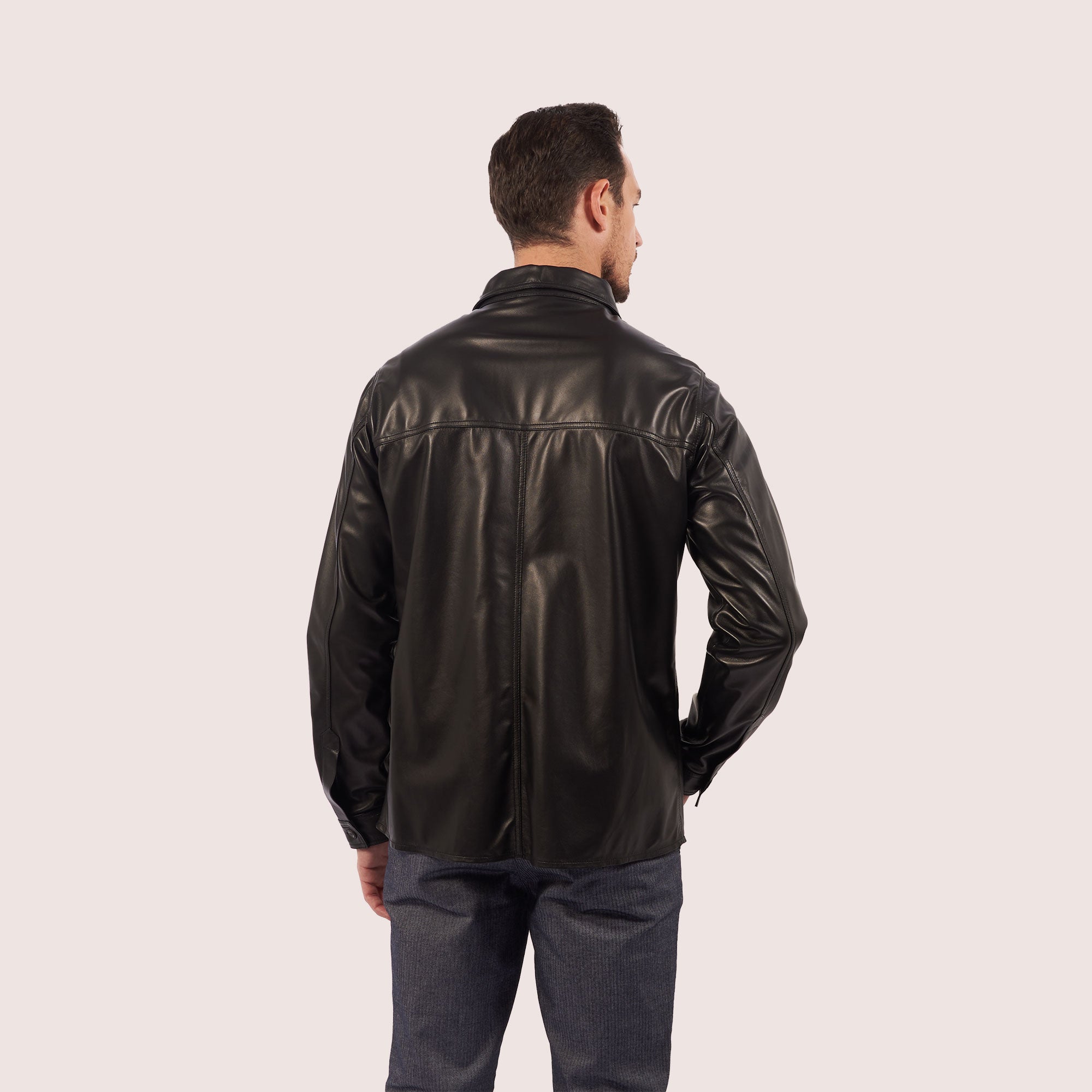 Quincy lambskin shirt