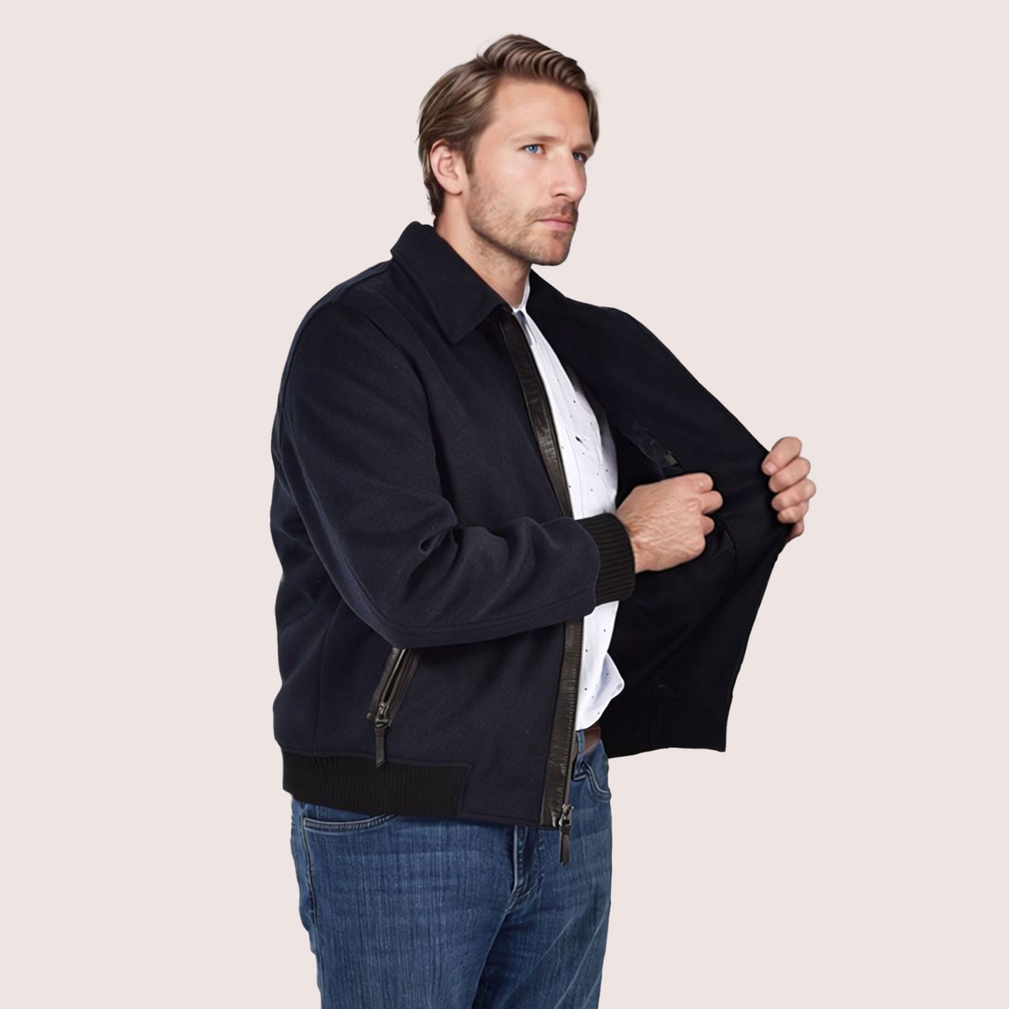 Quincy Vitale Barberis wool jacket